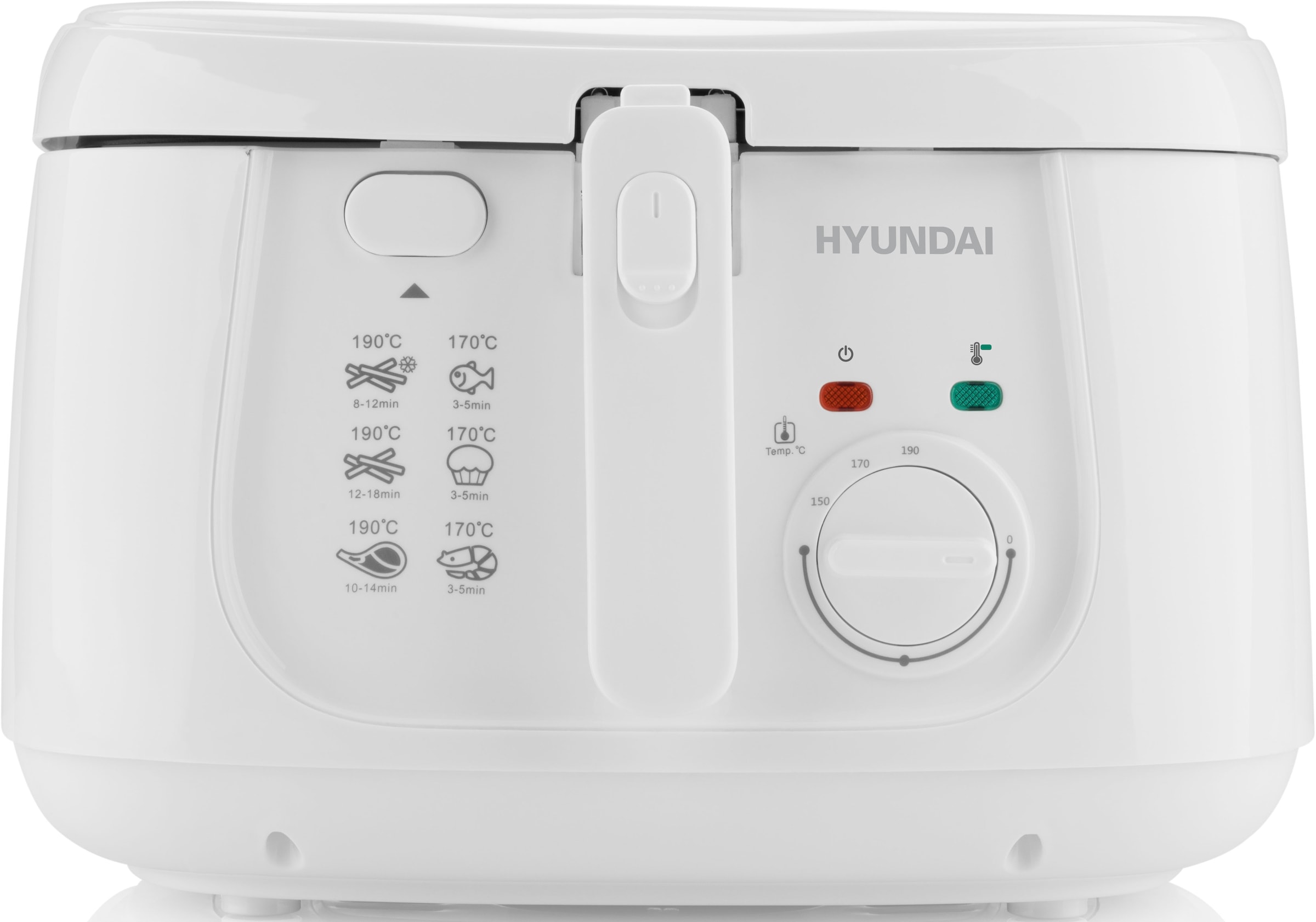 Hyundai Fritteuse »HYUDF165«, 1800 W, Fassungsvermögen 2,5 l