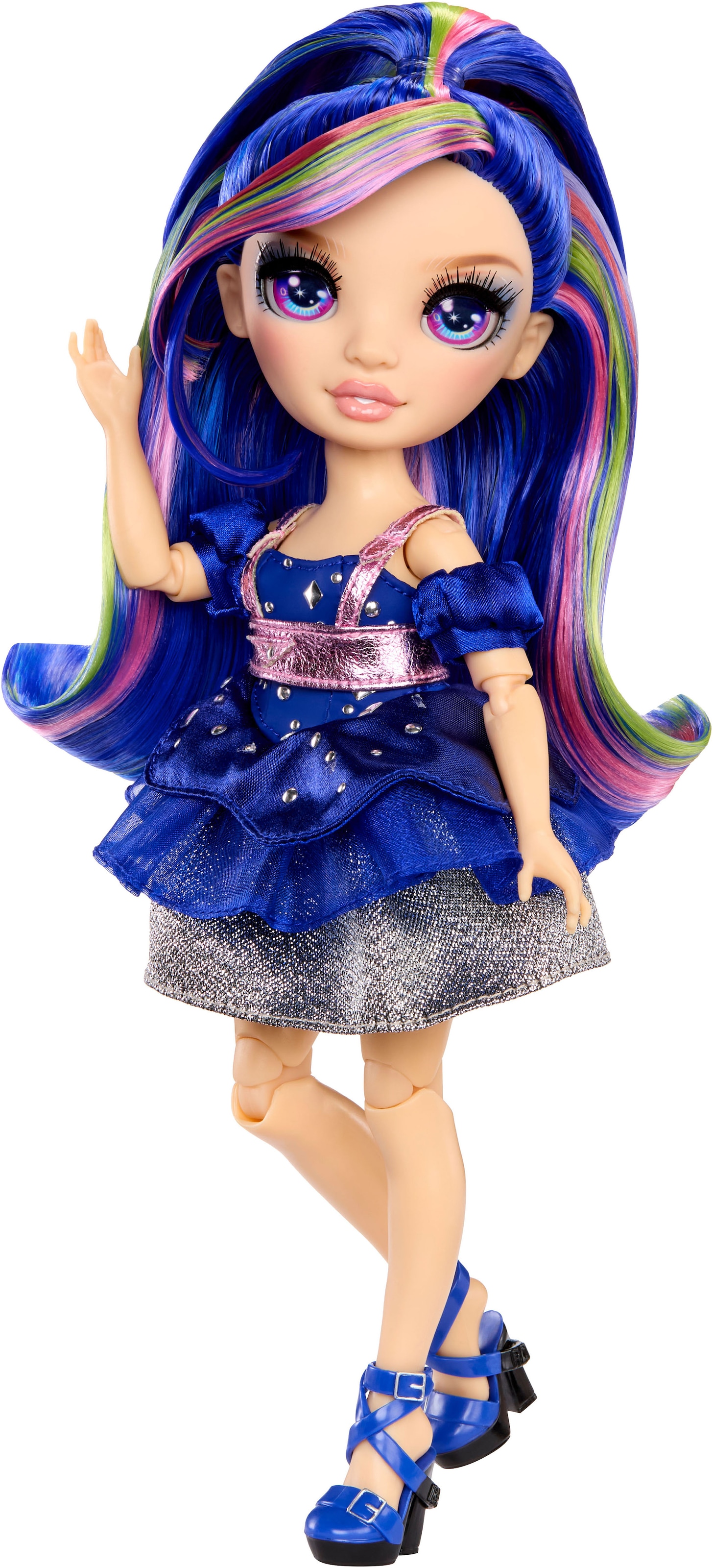 RAINBOW HIGH Anziehpuppe »Rainbow High Be Dazzling Fashion Dolls- Genevieve Bleue«