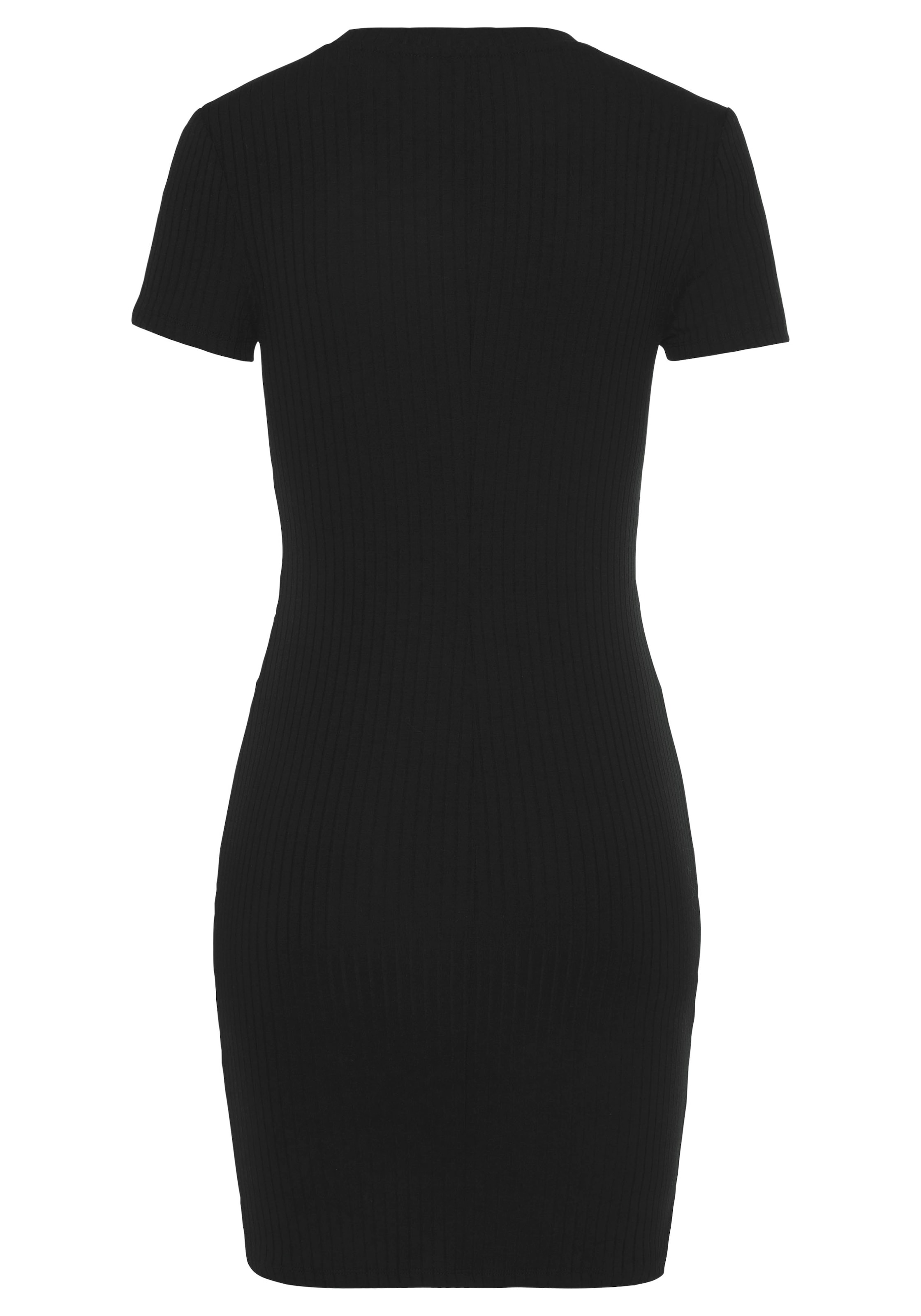 LASCANA Minikleid, aus weicher Rippware mit Cut-Outs, Sommerkleid, elegant, Basic