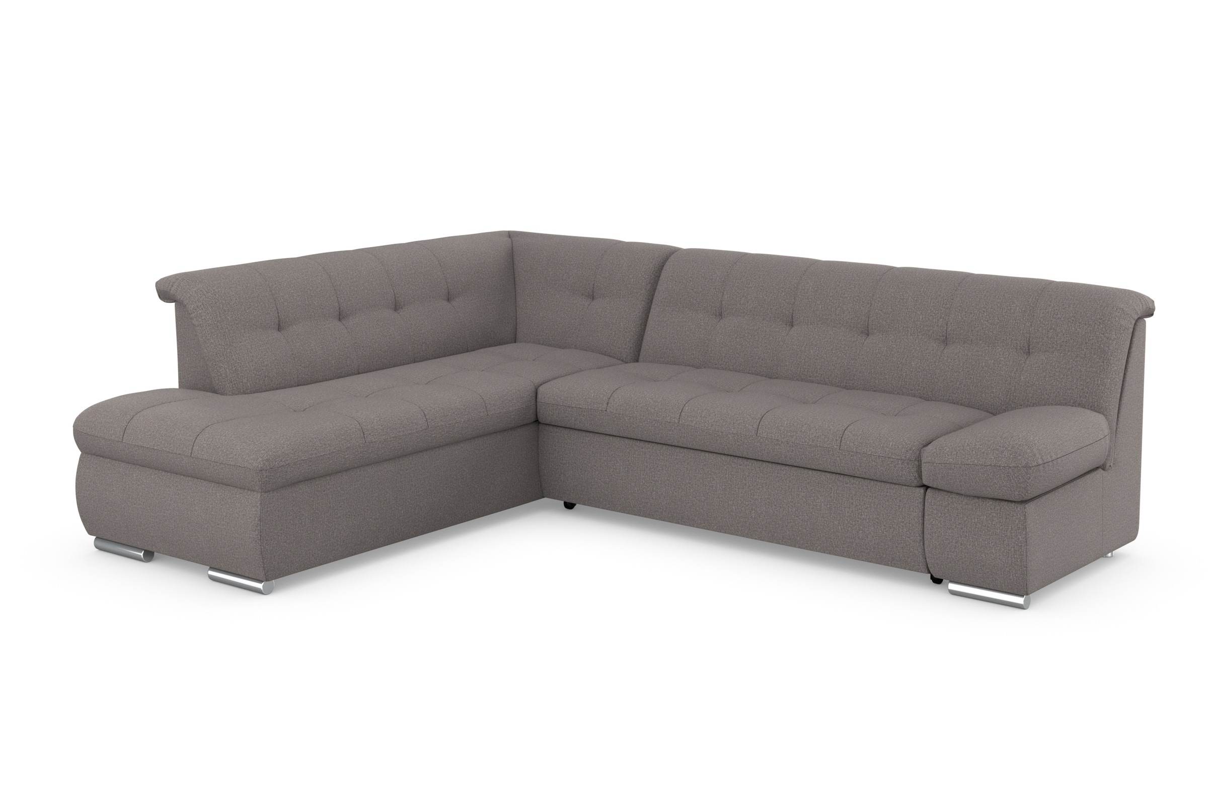 DOMO collection Ecksofa »Mona L-Form«, wahlweise mit Bett- und Armlehnfunktion