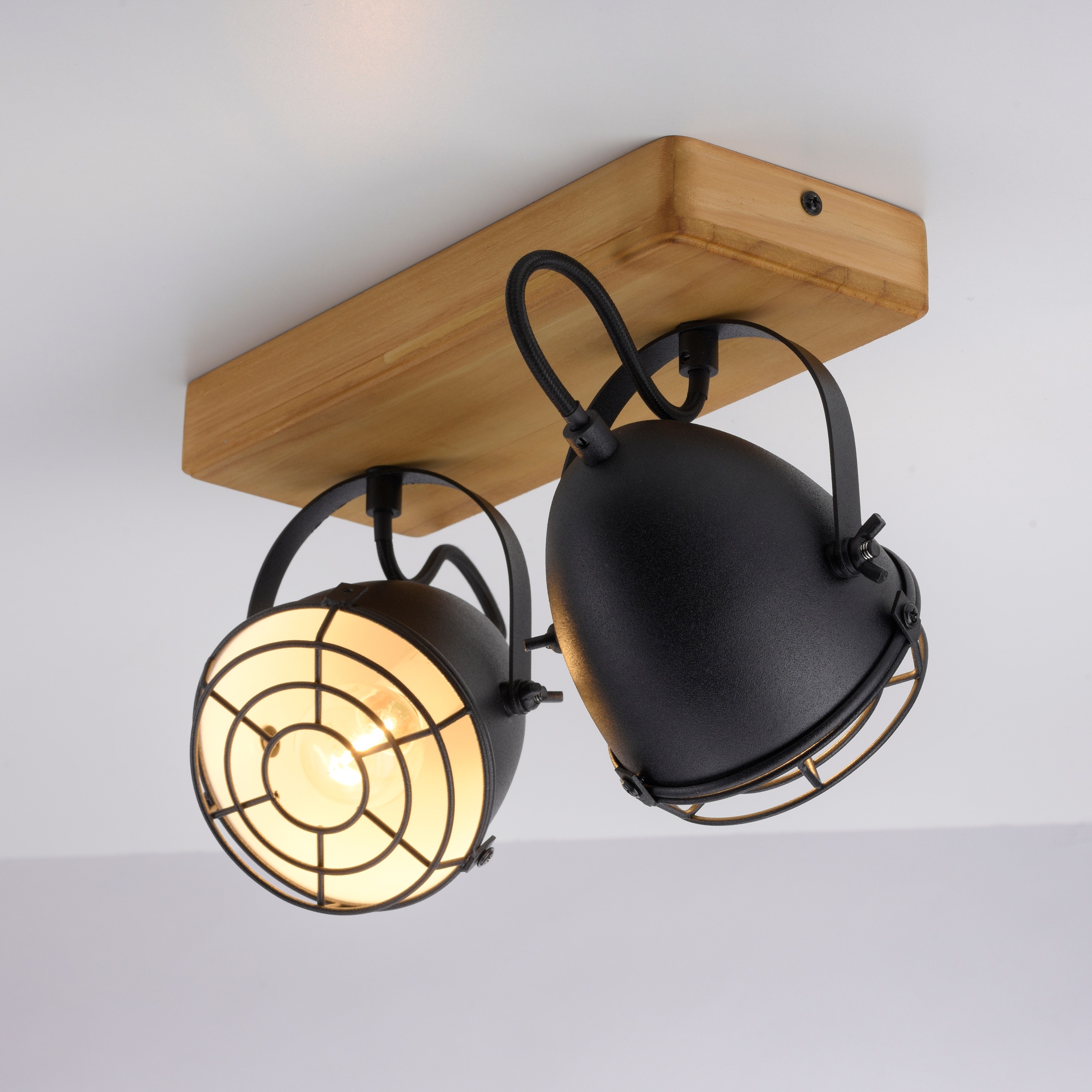 JUST LIGHT Deckenleuchte »BEETLE«, 2 flammig, Leuchtmittel E14 | ohne Leuchtmittel, ExklusiveE14