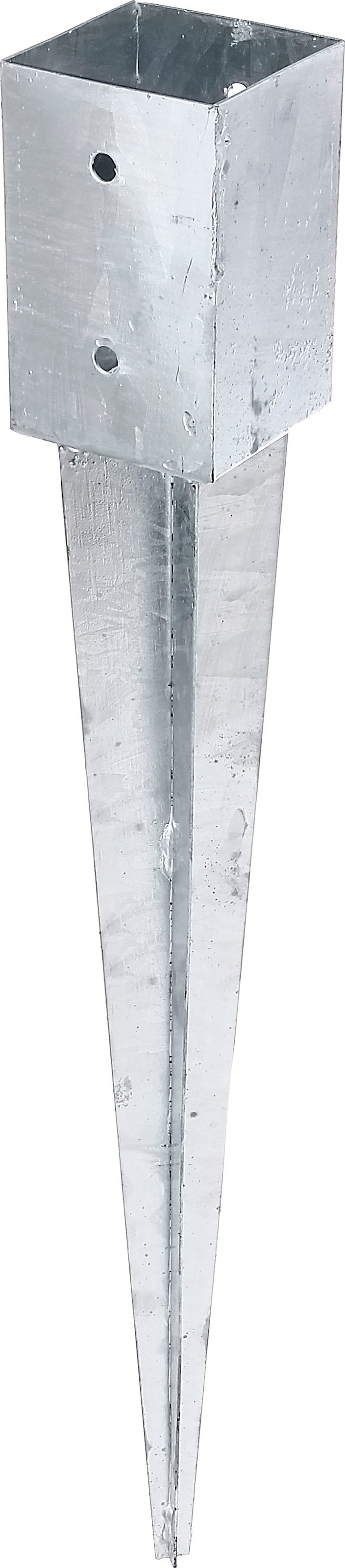 Alberts Einschlag-Bodenhülse, (Set, 3 St.), feuerverzinkt, 91 x 91 mm, Gesamtlänge 750 mm