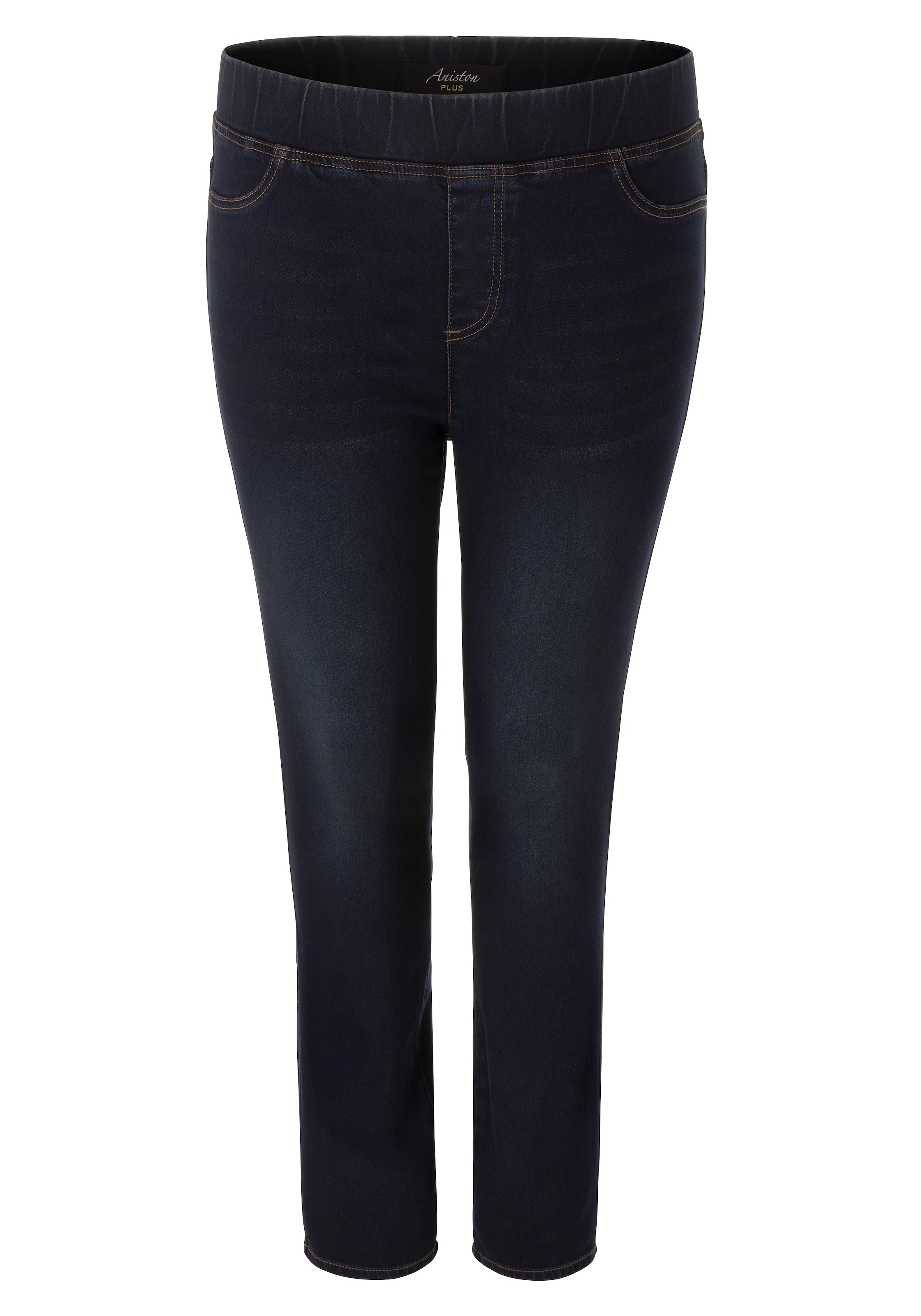 Aniston PLUS Jeansleggings, mit elastischem Bund - NEUE KOLLEKTION
