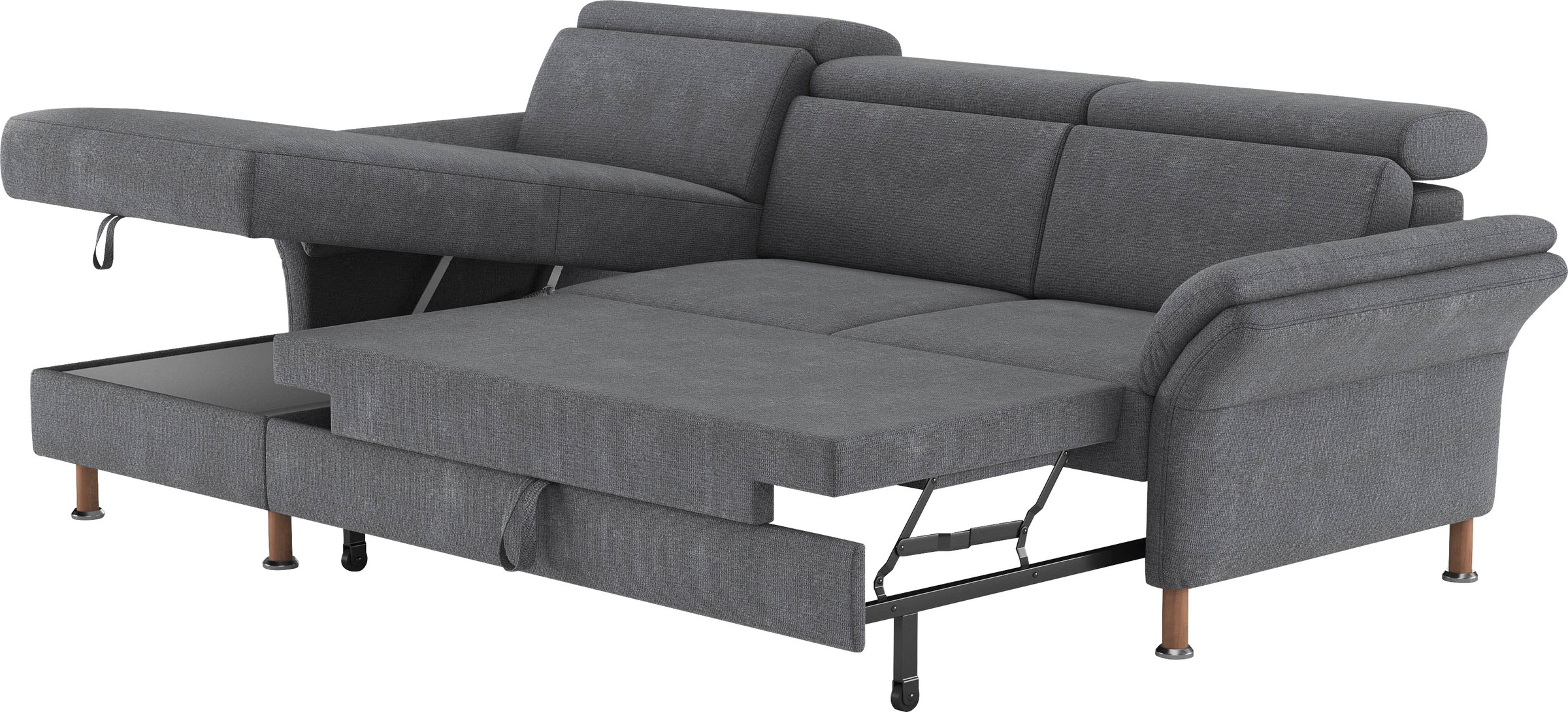 Home affaire Ecksofa »Calypso L-Form«, mit motorischen Funktionen im Sofa und Recamiere