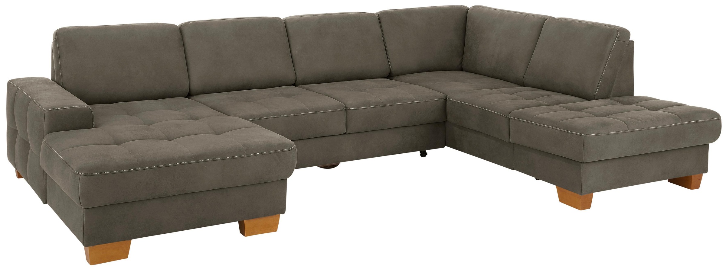 Home affaire Wohnlandschaft »Puccini U-Form« mit Federkern, Sitztiefenverst günstig online kaufen