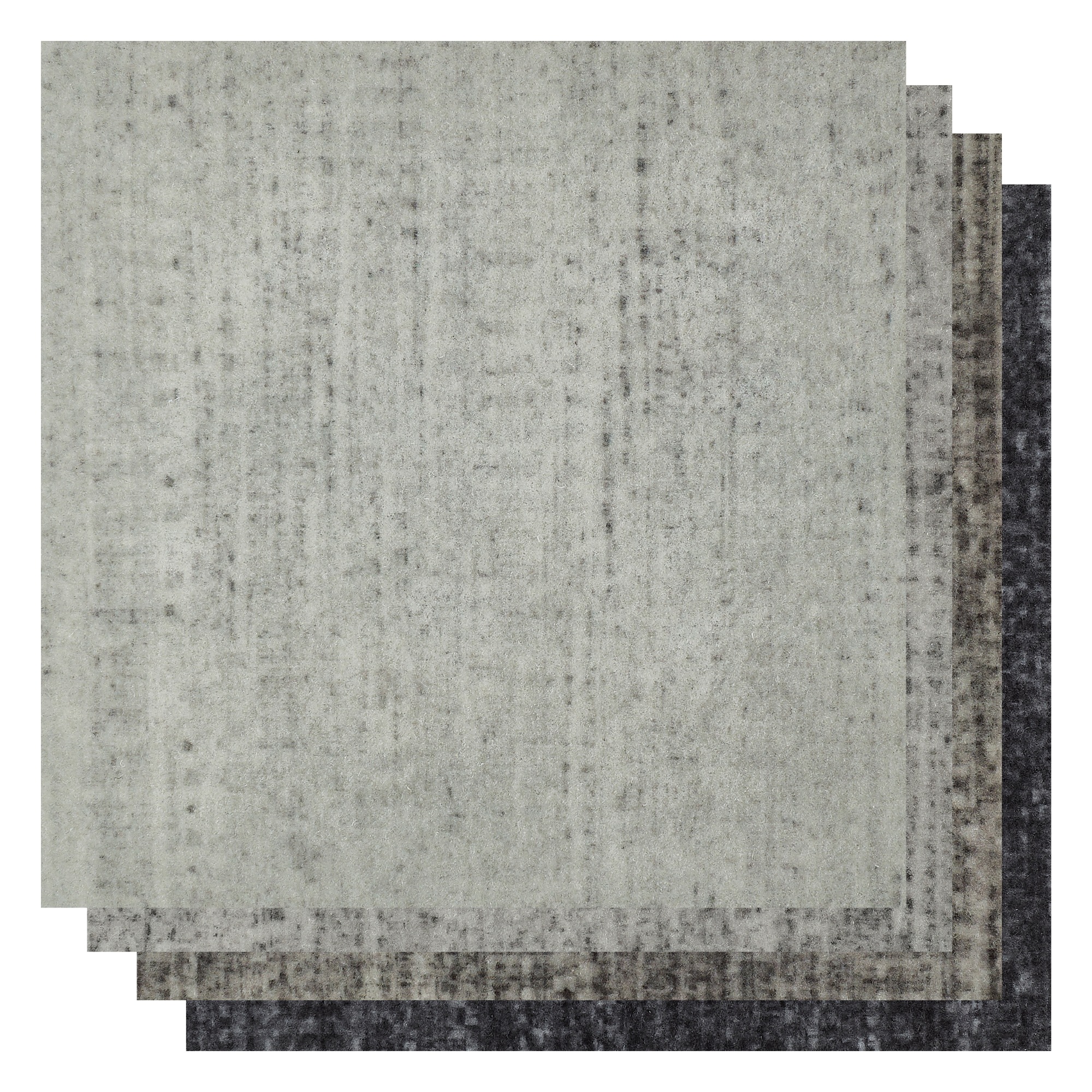 Andiamo Teppichfliese »Paris Nadelfilz«, quadratisch, 4 mm Höhe, 40x40 cm, selbstklebend, robust & strapazierfähig, 25 Stück (4 qm)