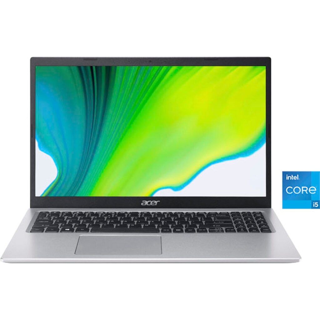 Acer Notebook »Aspire 5 A515-56-545J«, 39,62 cm, / 15,6 Zoll, Intel, Core i5, Iris Xe Graphics, 512 GB SSD