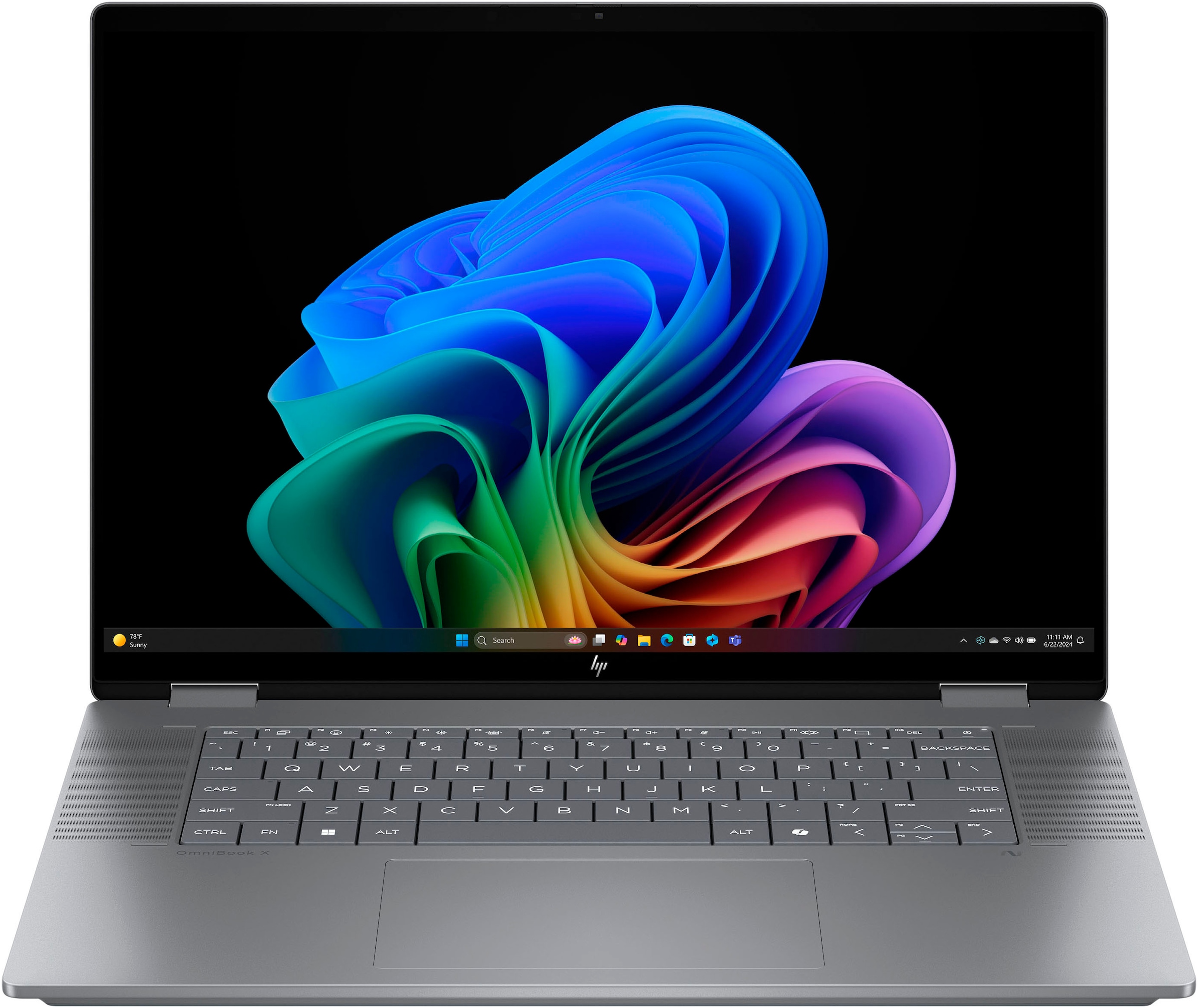 HP Notebook »OmniBook X Flip 16-ar0077ng Silver«
