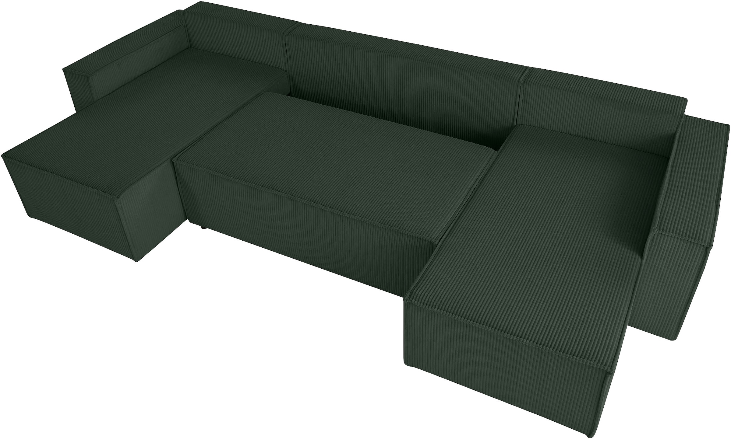 OTTO home Wohnlandschaft »CASSI L-Form, 311cm - OTTO. Verlässliche Qualität.« Schlaffunktion (133/270), Bettkasten, Cord, Unser Tiefpreis