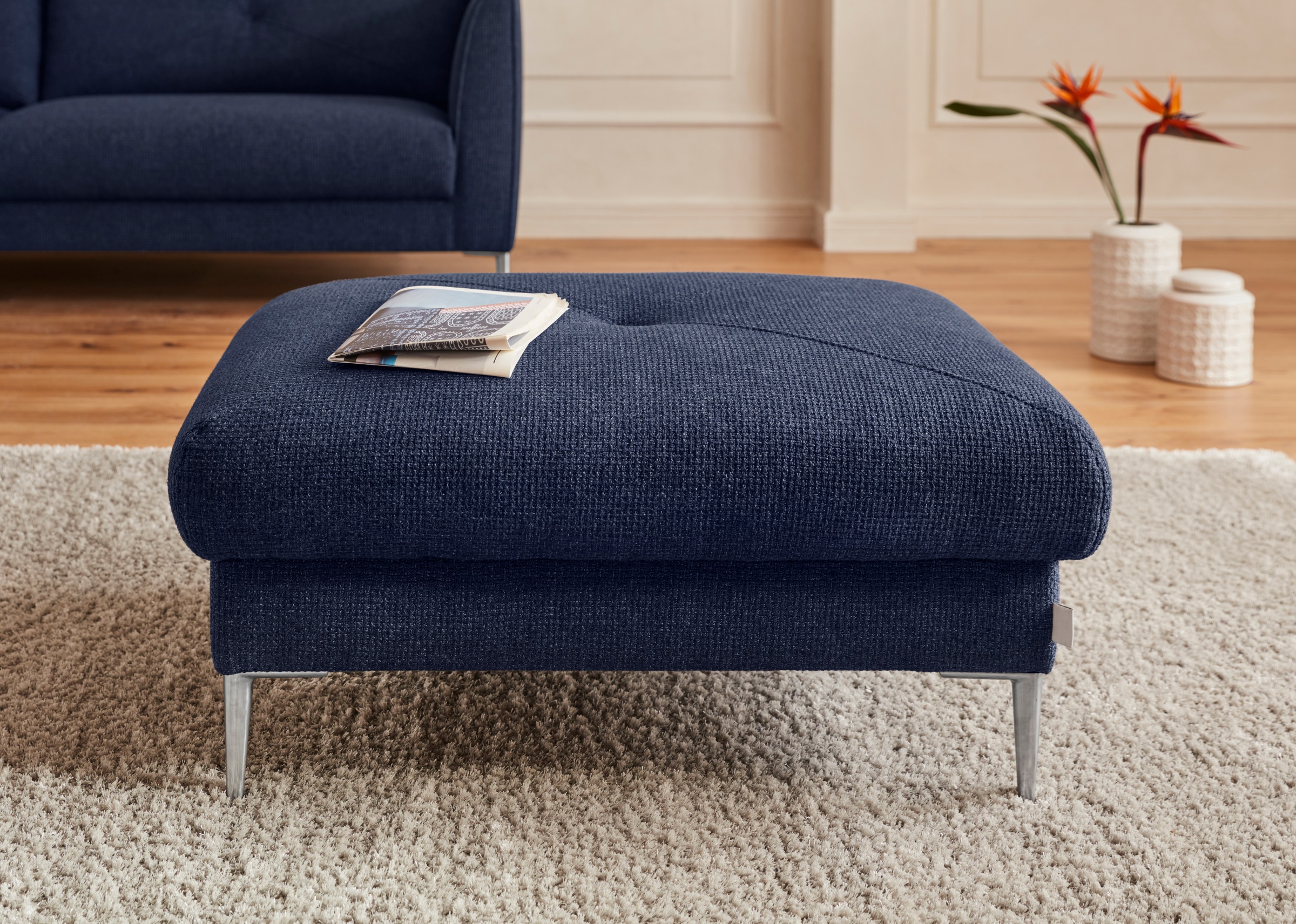 TRENDMANUFAKTUR Hocker »Chilltime, elegant und bequem durch Komfortsitzhöhe günstig online kaufen