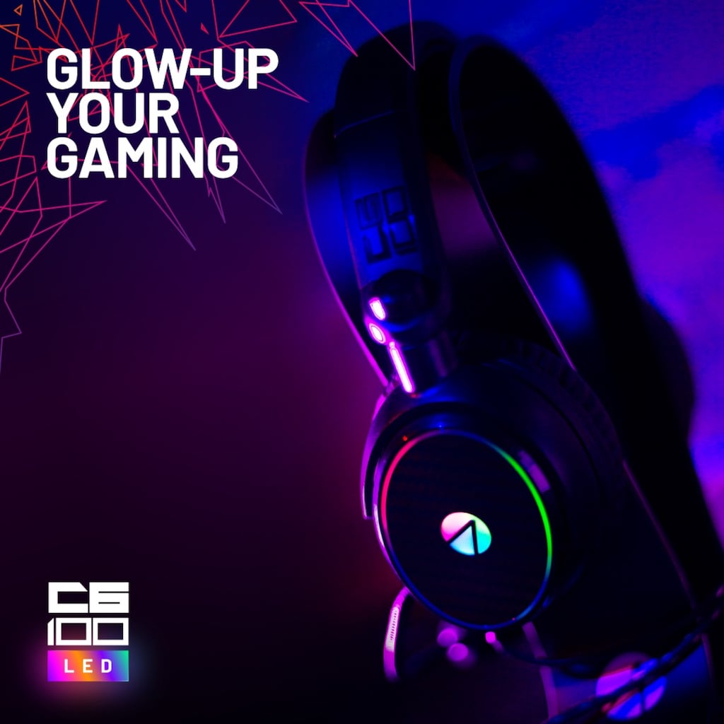 Stealth Gaming-Headset »Stereo Gaming Headset C6-100 mit LED Beleuchtung«