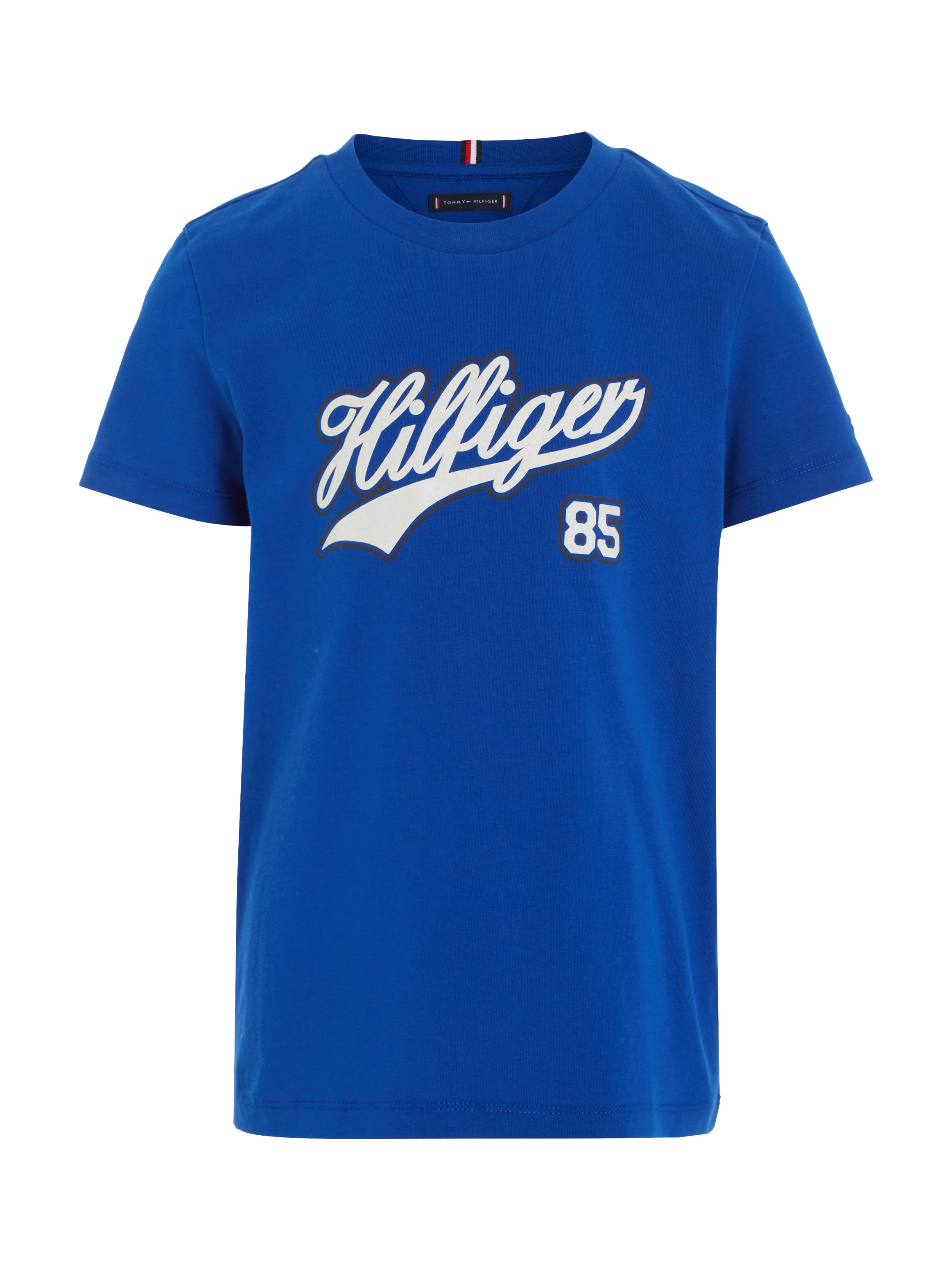 Tommy Hilfiger T-Shirt »HILFIGER SCRIPT TEE S/S«, mit großem Logoschriftzug