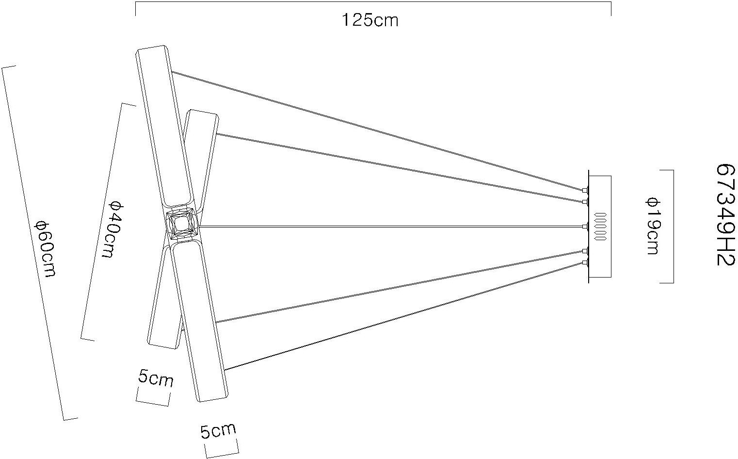 GLOBO LIGHTING Hängeleuchte »HENDRICKS« LED-Modul 1 Stk. Warmweiß Hängelampe Esszimmer-Leuchte Esstischleuchte Wohnzimmer