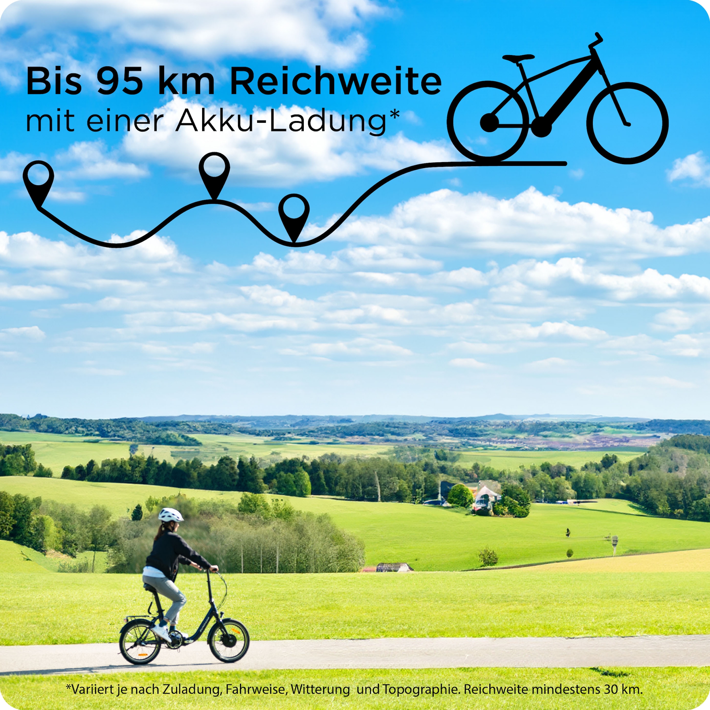 Zündapp E-Bike »X100«, 9 Gang, Shimano, Sora, Mittelmotor 250 W, Pedelec, Elektrofahrrad für Damen u. Herren