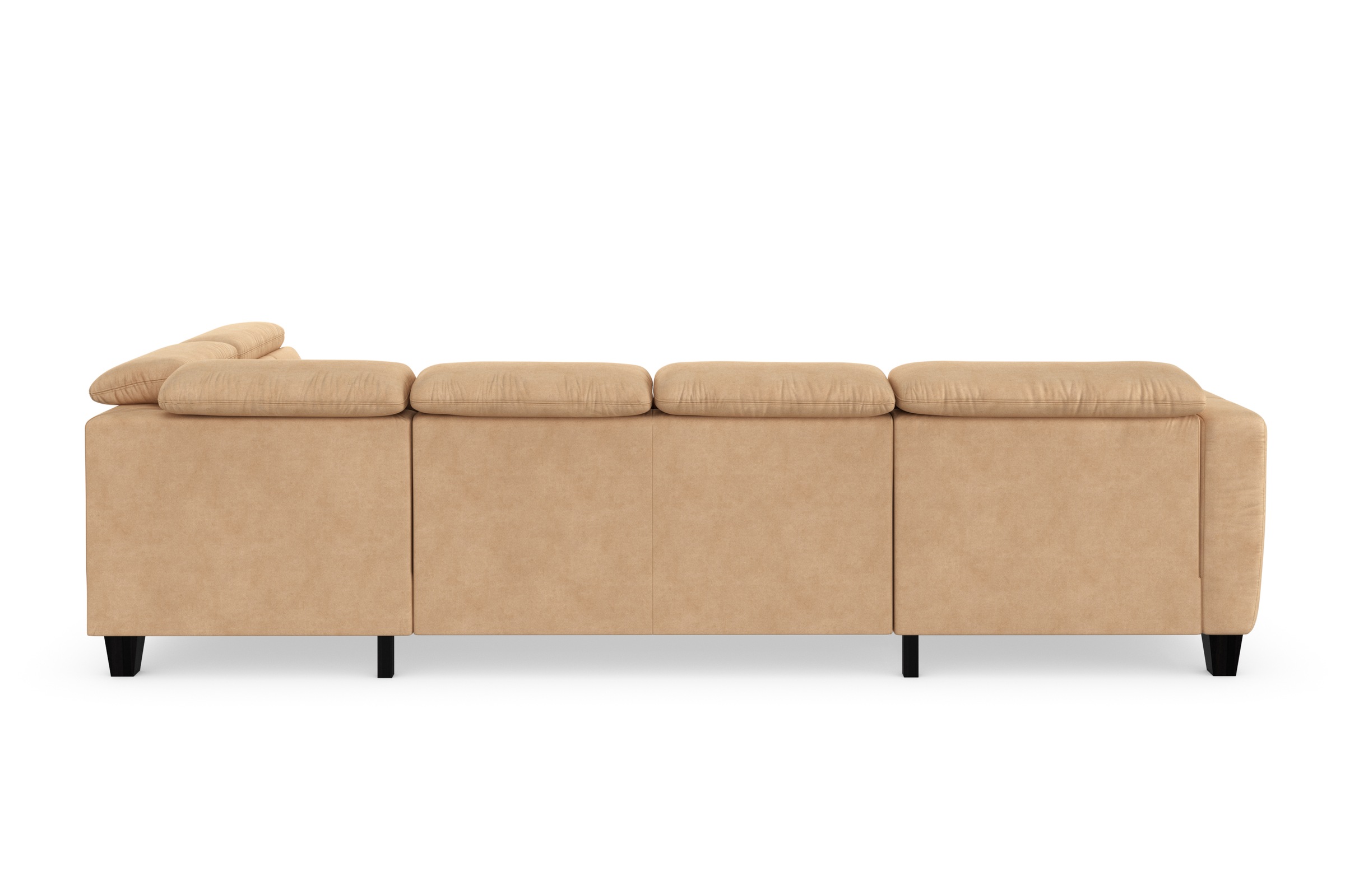 sit&more Wohnlandschaft »Belluci U-Form«, Kopfteilverstellung und Federkern, wahlweise mit Bettfunktion