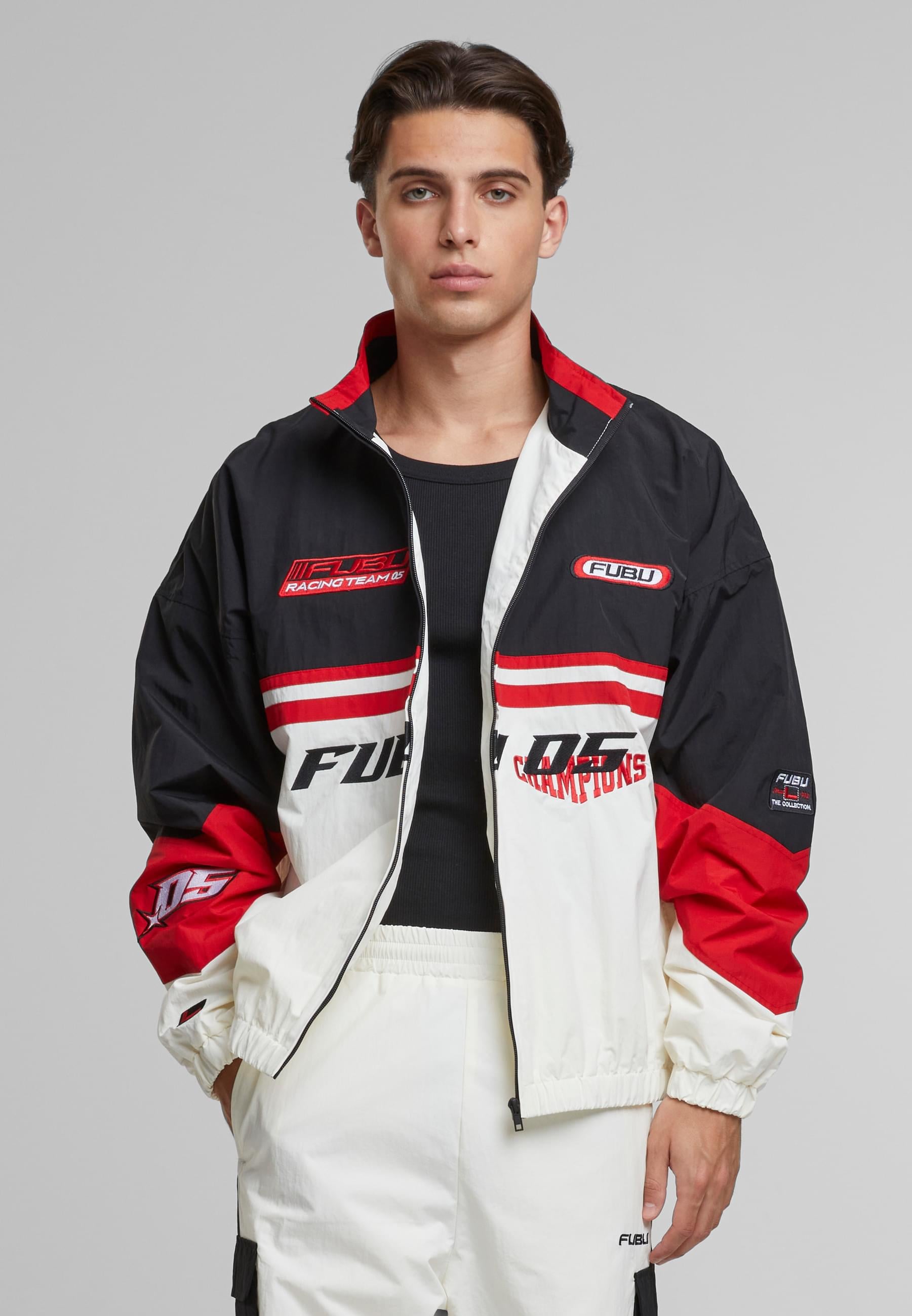 Fubu Trainingsjacke »Fubu FM243-007-1 Fubu Corporate Trackjacket« 1 Stk. tlg. ohne Kapuze
