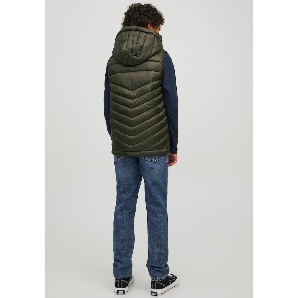 Jack & Jones Junior Steppweste »JJEHERO BODYWARMER HOOD NOOS JNR«