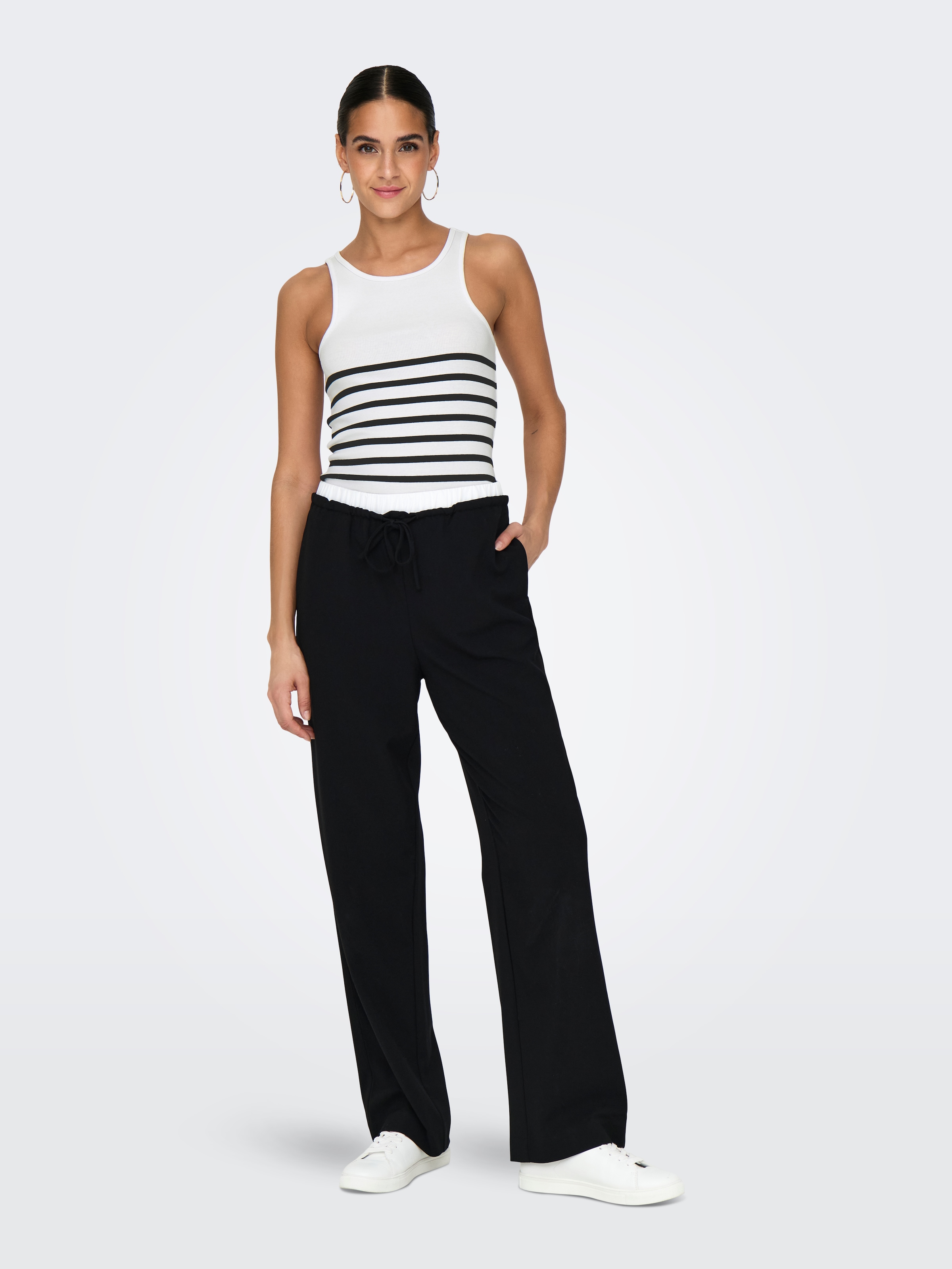 ONLY Tanktop »ONLKENYA RIB STRIPE TANK TOP CS JRS«