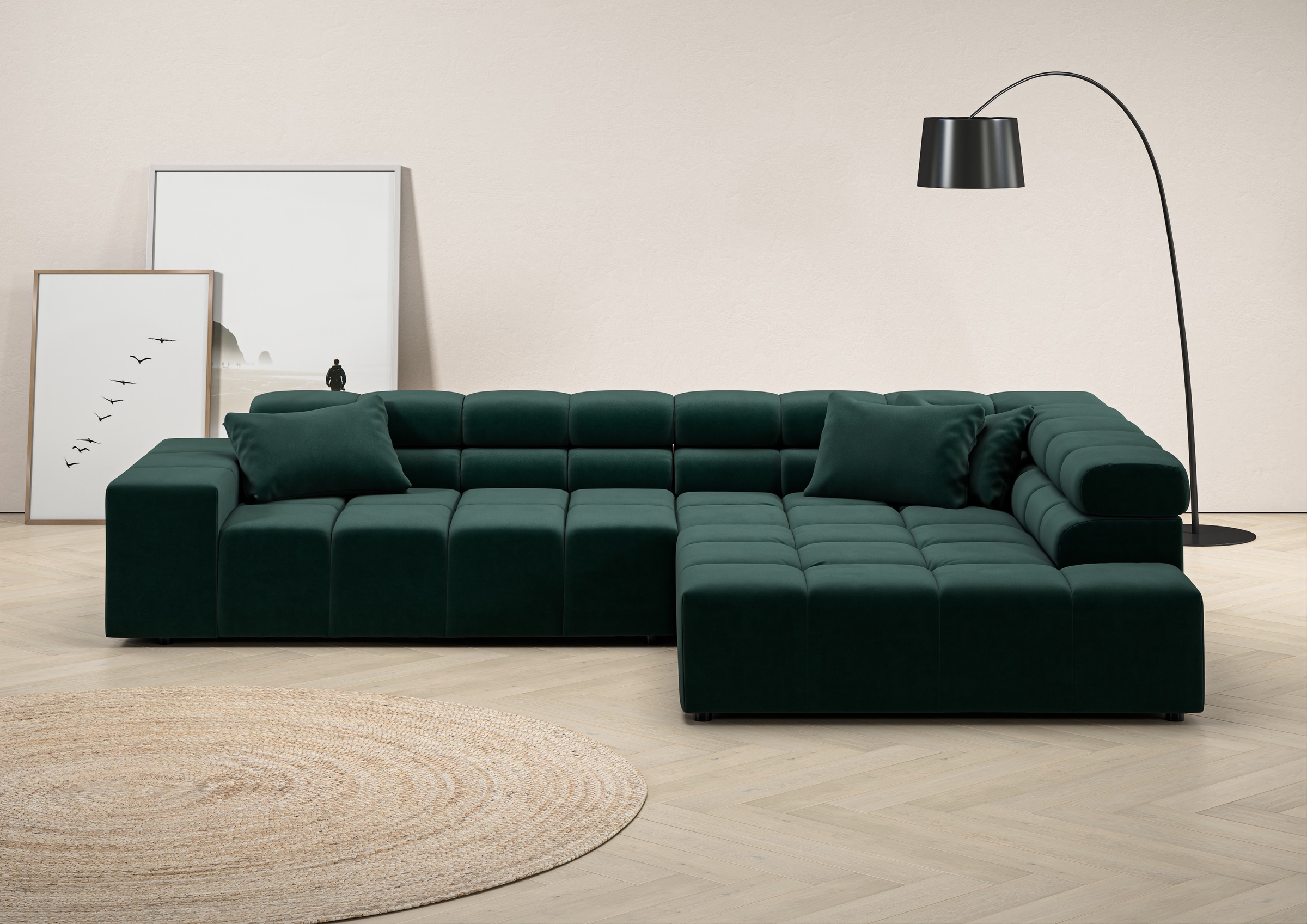 INOSIGN Ecksofa »Ancona incl. Kopfteilverstellung, OTTOs Choice, Breite 319 günstig online kaufen