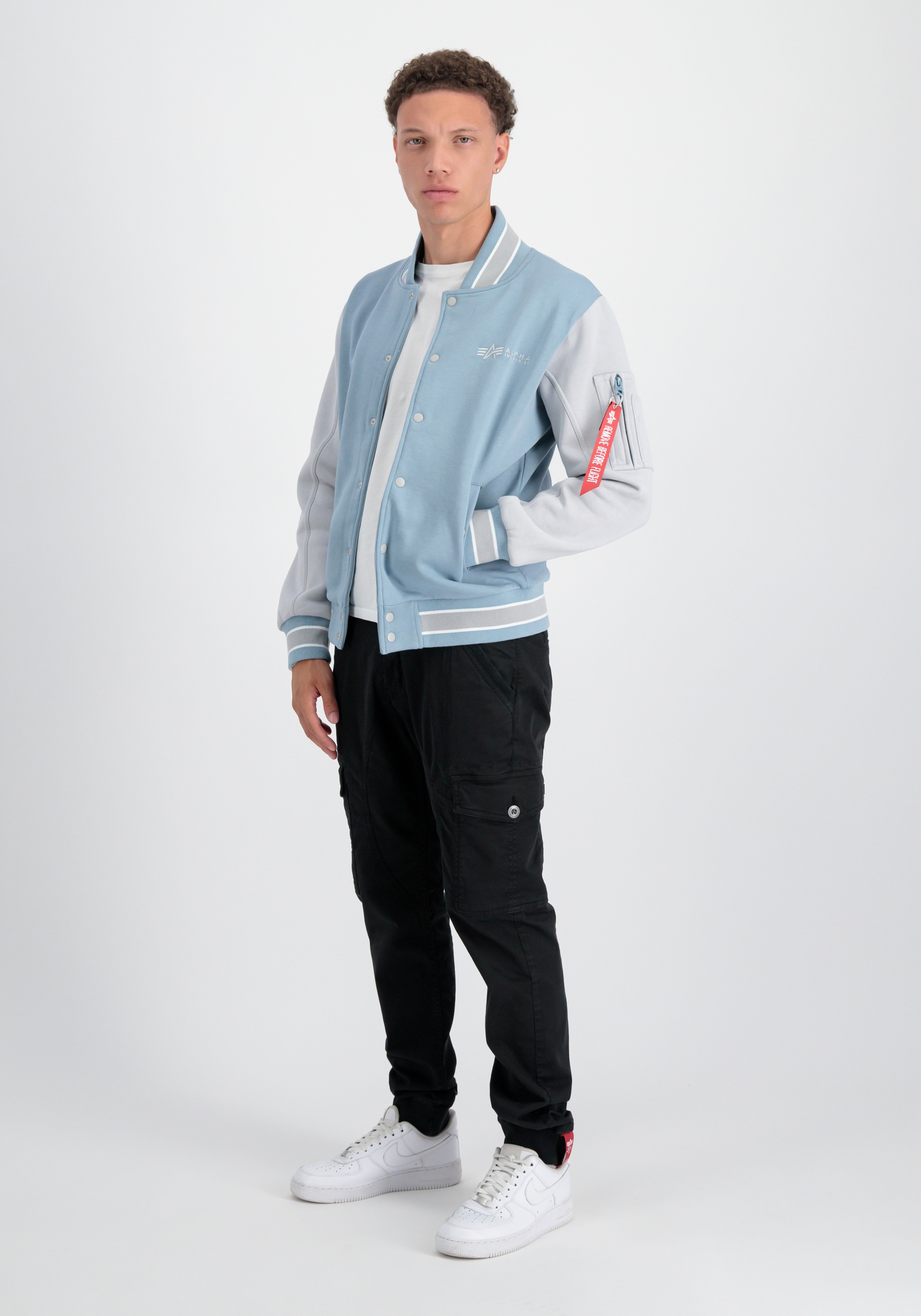 Alpha Industries Sweater »Alpha Industries Men - Outdoor Jackets Varsity Sweat Jacket ML«