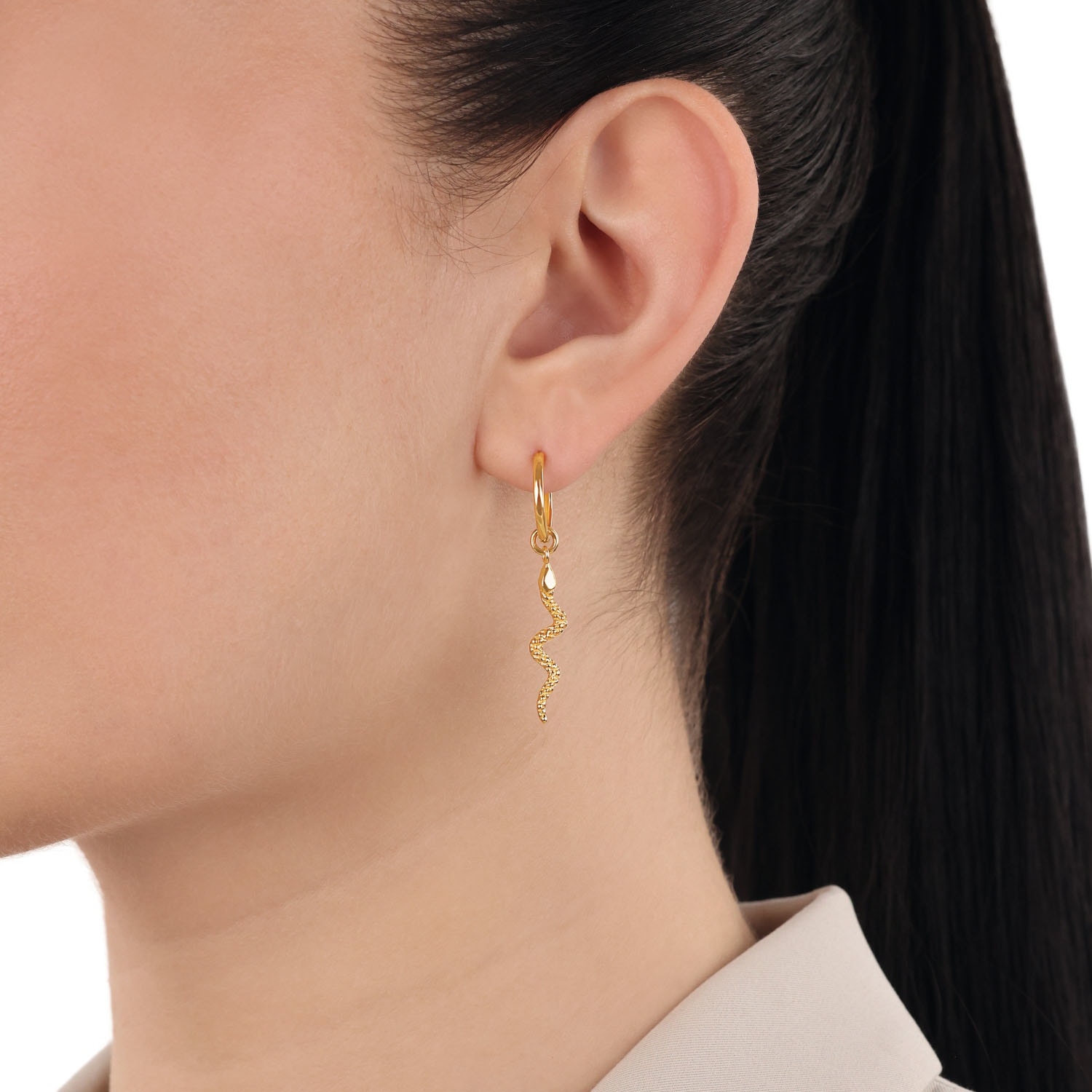 Amor Charm-Einhänger »Schlangen-Optik«