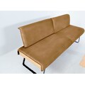 K+W Komfort & Wohnen Sitzbank »Deseo II«, gepolstert mit Rückenneigungsverstellung, wahlweise in 173 oder 196 cm Breite in Velours oder Leder