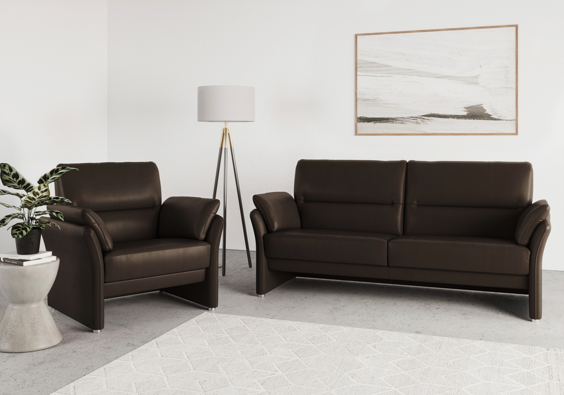 DOMO collection 2-Sitzer »Pina«, mit Federkern, Breite 199cm