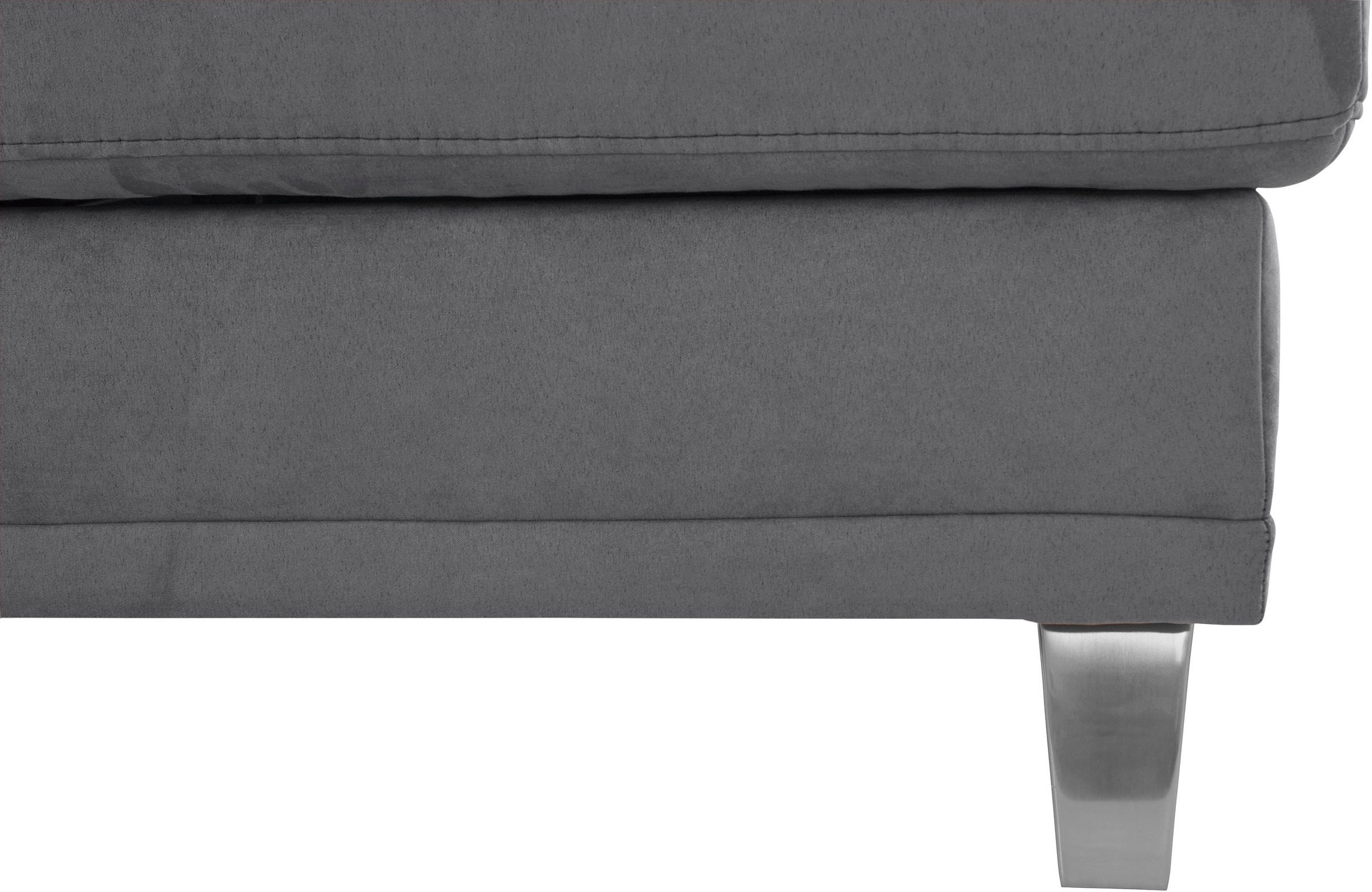 sit&more Ecksofa »Clio L-Form«, wahlweise mit Bettfunktion oder Vorziehsitz und Bettkasten, Federkern