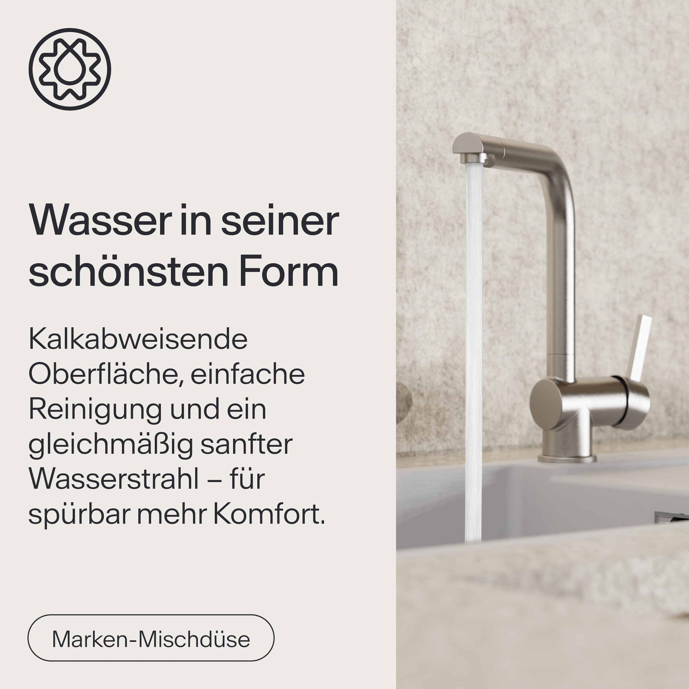 WASSERWERK Spültischarmatur »WK 4, Wasserhahn, Küche, Einhebelmischer«