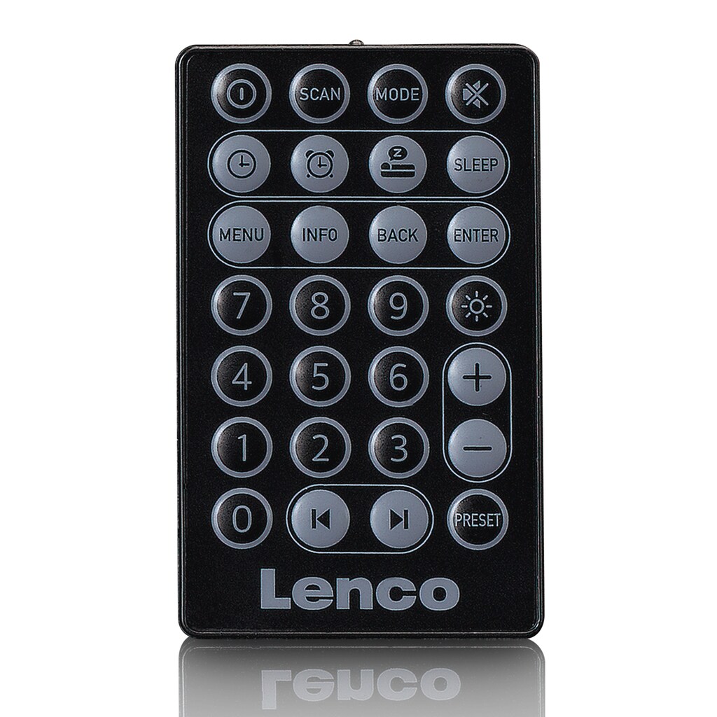 Lenco Digitalradio (DAB+) »PDR-051«, (Bluetooth FM-Tuner mit RDS-Digitalradio (DAB+) 4 W)