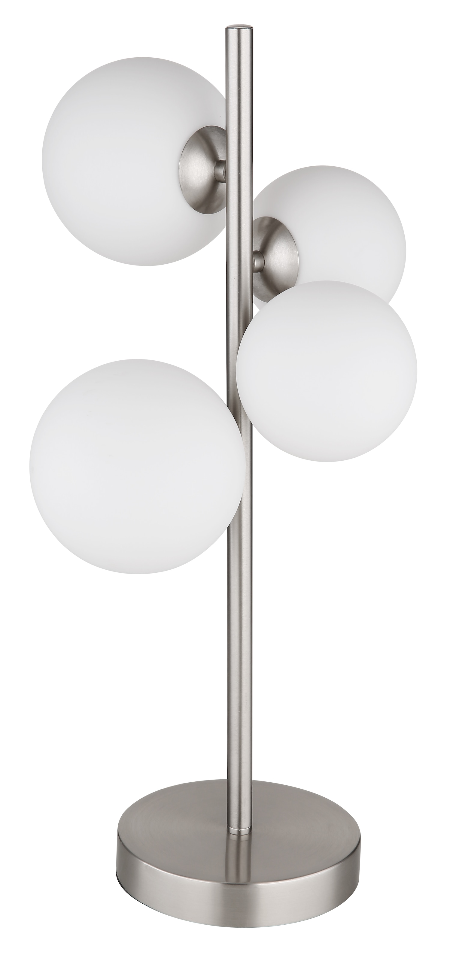 GLOBO LIGHTING Tischleuchte »RIHA«, Leuchtmittel G9 | Leuchtmittel wechselbar, Tischlampe/Glas opal/modern/Wohnzimmer/Schlafzimmer