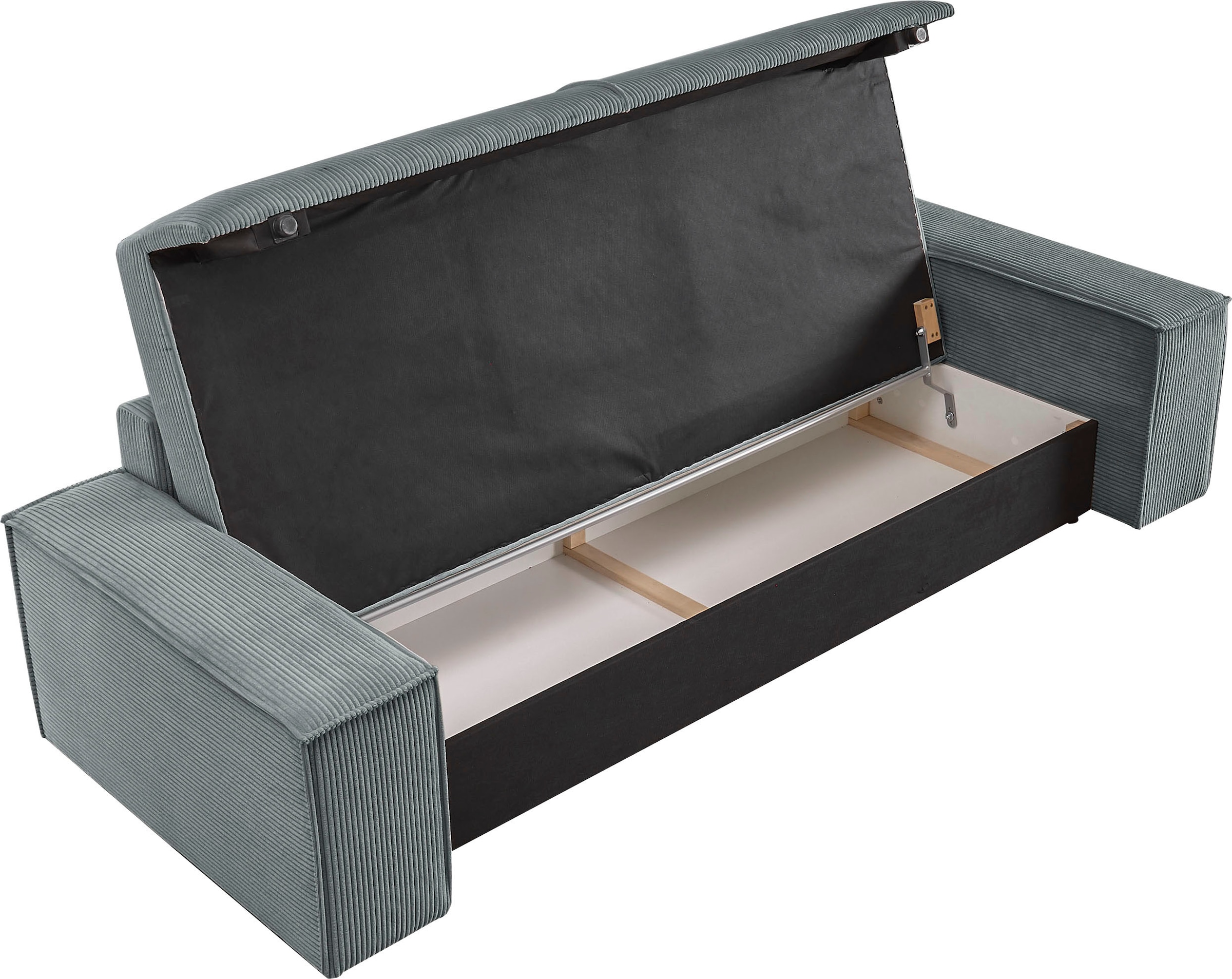 Home affaire 3-Sitzer »SHERWOOD«, nachts: Schlafsofa (Liegefläche 200x136 cm), tagsüber: 3-Sitzer-Sofa.
