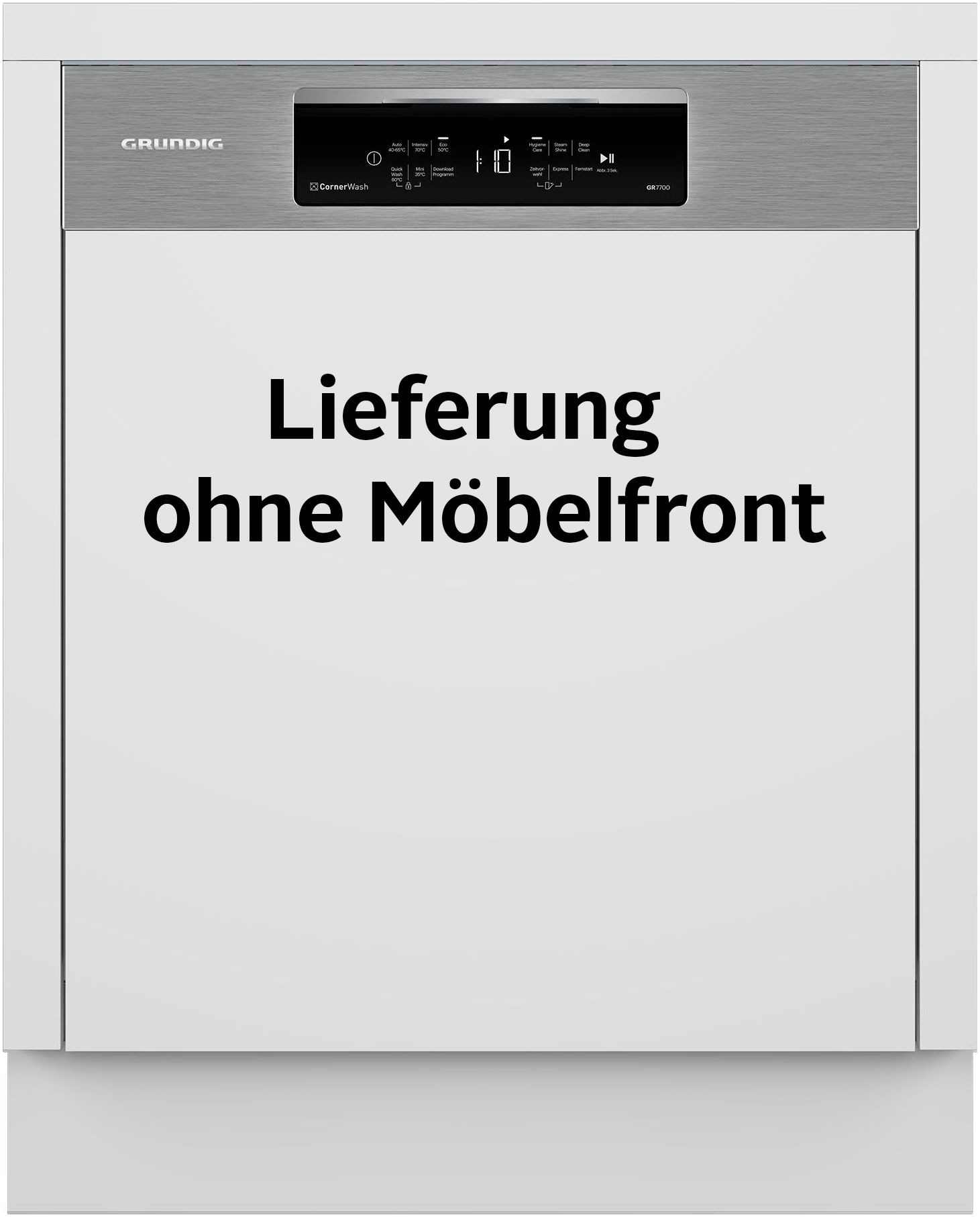 Grundig teilintegrierbarer Geschirrspüler »GNSP4510XCW 7697101677«, 14 Maßg günstig online kaufen