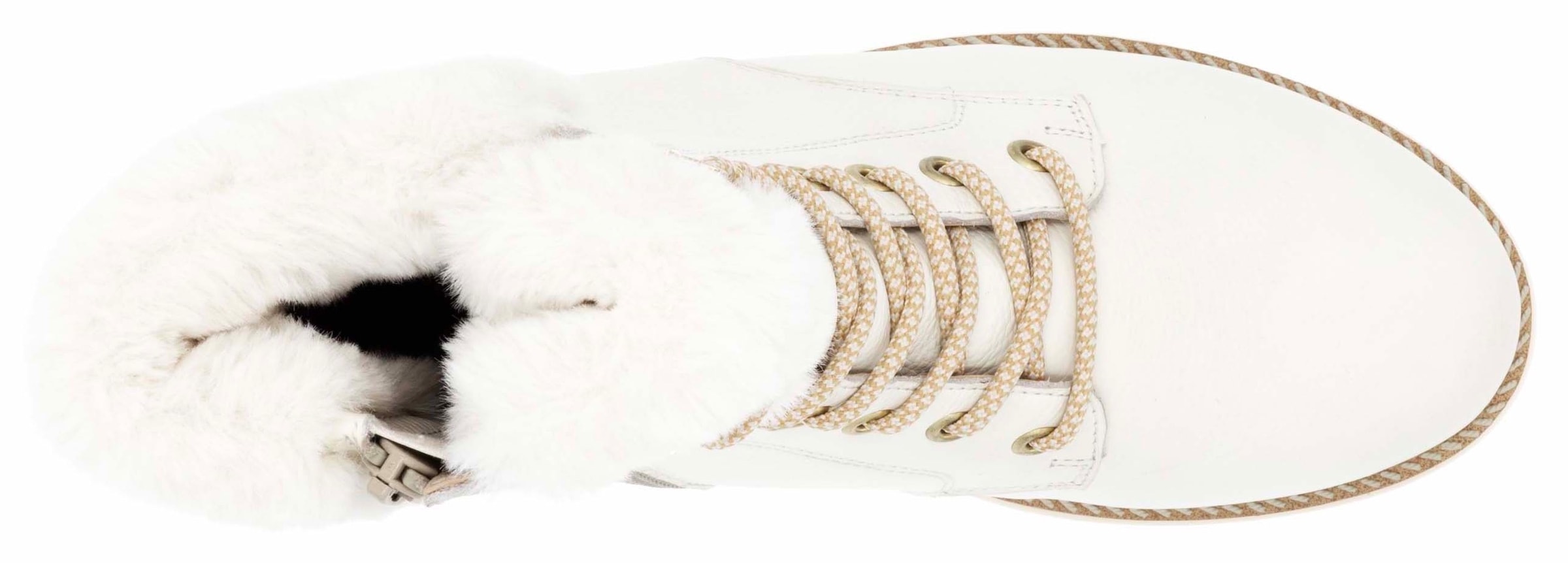 Remonte Winterboots »Elisabeth Hurley-Collection«, Schnürboots, Outdoorschuh, Schnürstiefelette mit Zierschnalle