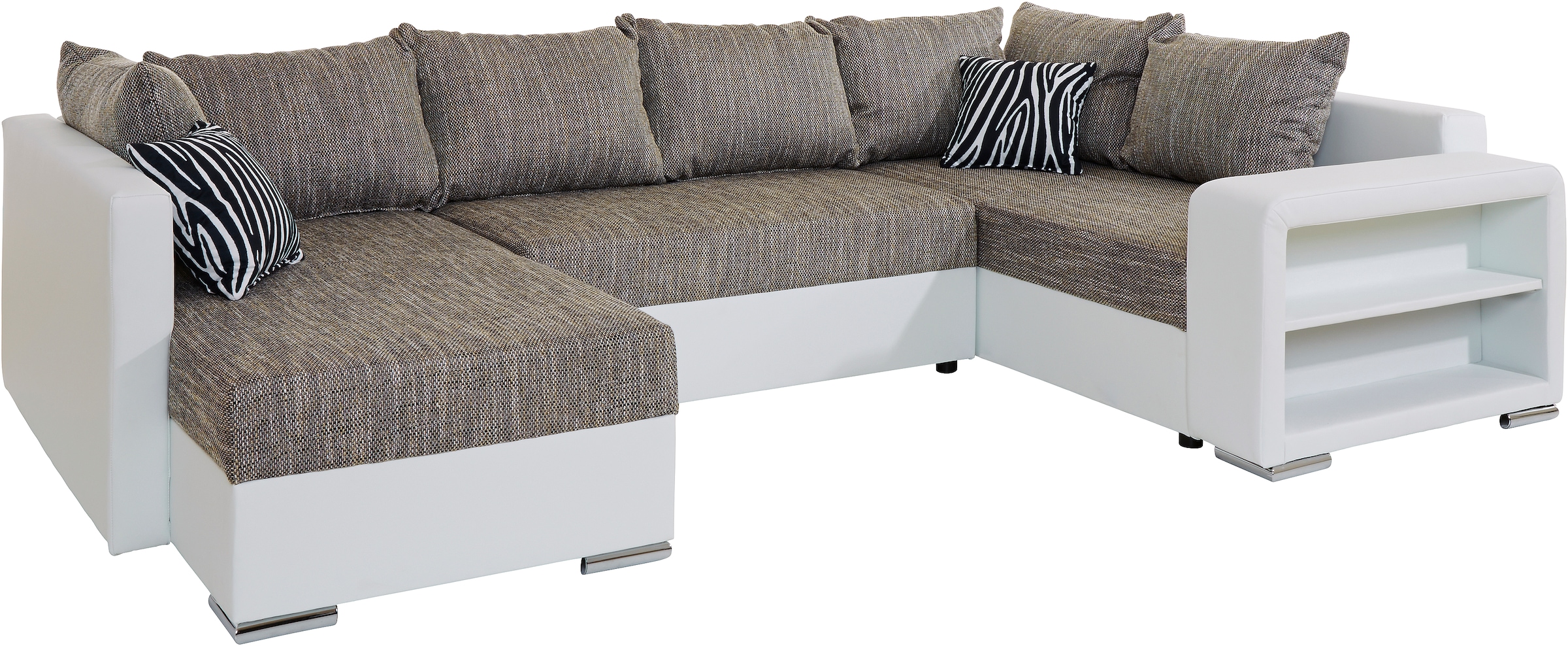 COLLECTION AB Wohnlandschaft »John U-Form«, mit Bettfunktion, wahlweise mit Federkern