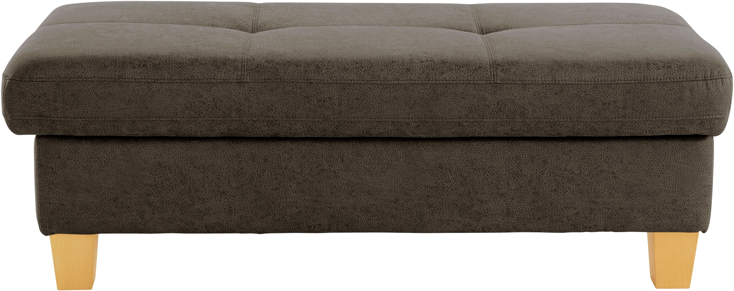 exxpo - sofa fashion Hocker »Enya Bankhocker mit Staufach unter der Sitzfläche«, schöne Detailverarbeitung