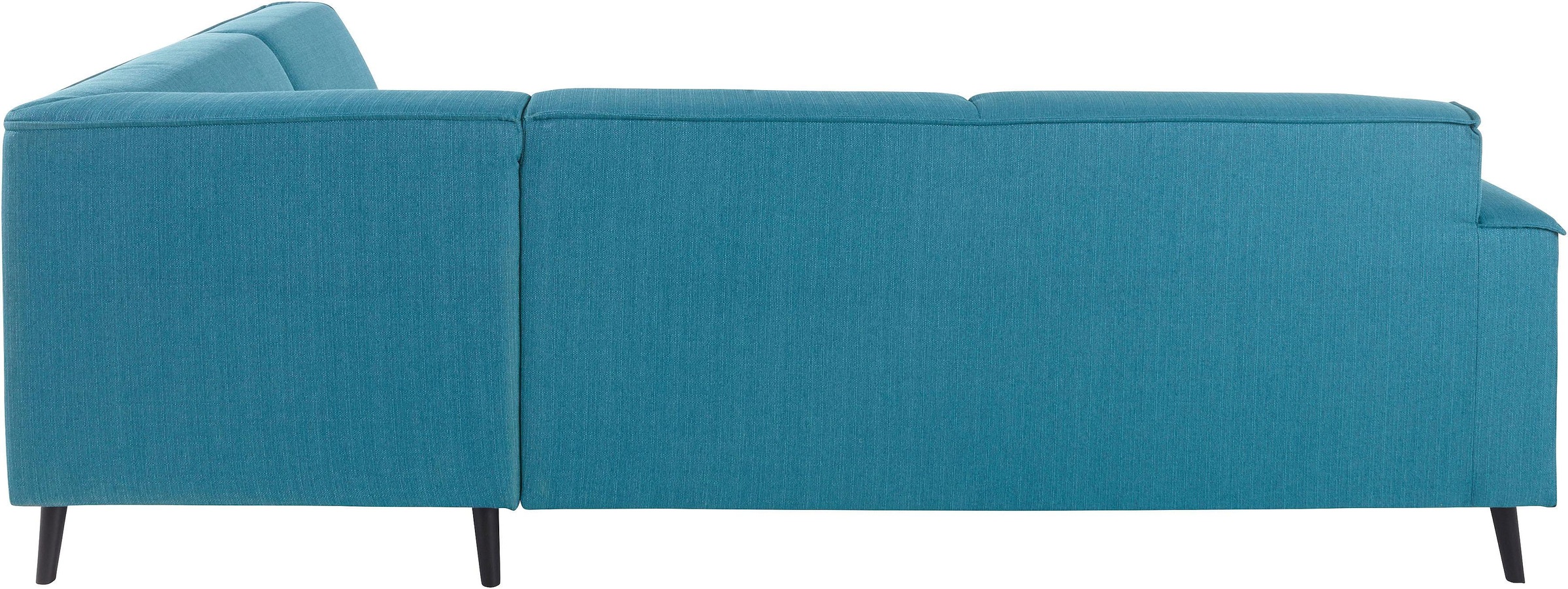 DOMO collection Ecksofa »Amora, inklusive komfortablem Federkern für mehr Sitzkomfort, L-Form«, mit Ottomane, elegant und zeitlos, bequem, Komfortsitzhöhe 47cm