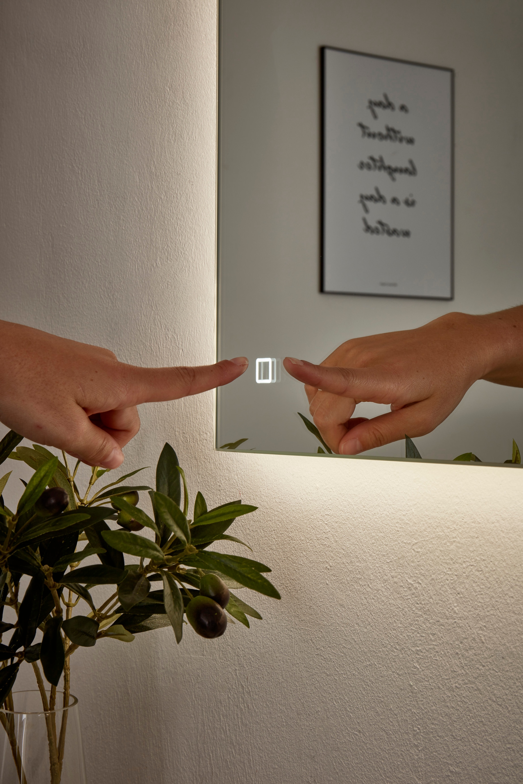 Places of Style LED-Lichtspiegel »Spiegel 80x65«
