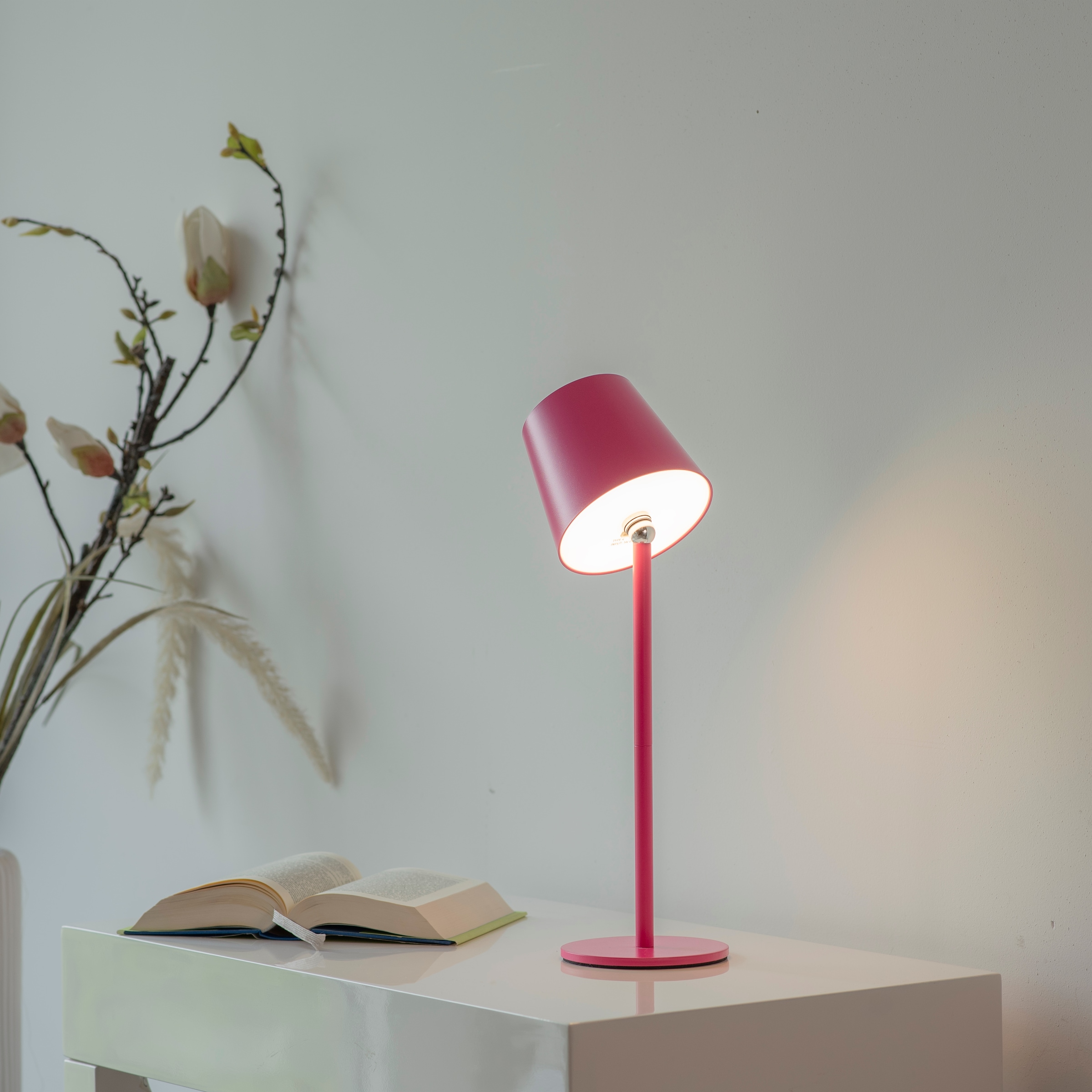 JUST LIGHT Tischleuchte »BOTERIA«, 1 flammig, Leuchtmittel LED-Board | LED fest integriert, LED, dimmbar über Touchdimmer, Memory, nach Trennung vom Netz, IP54