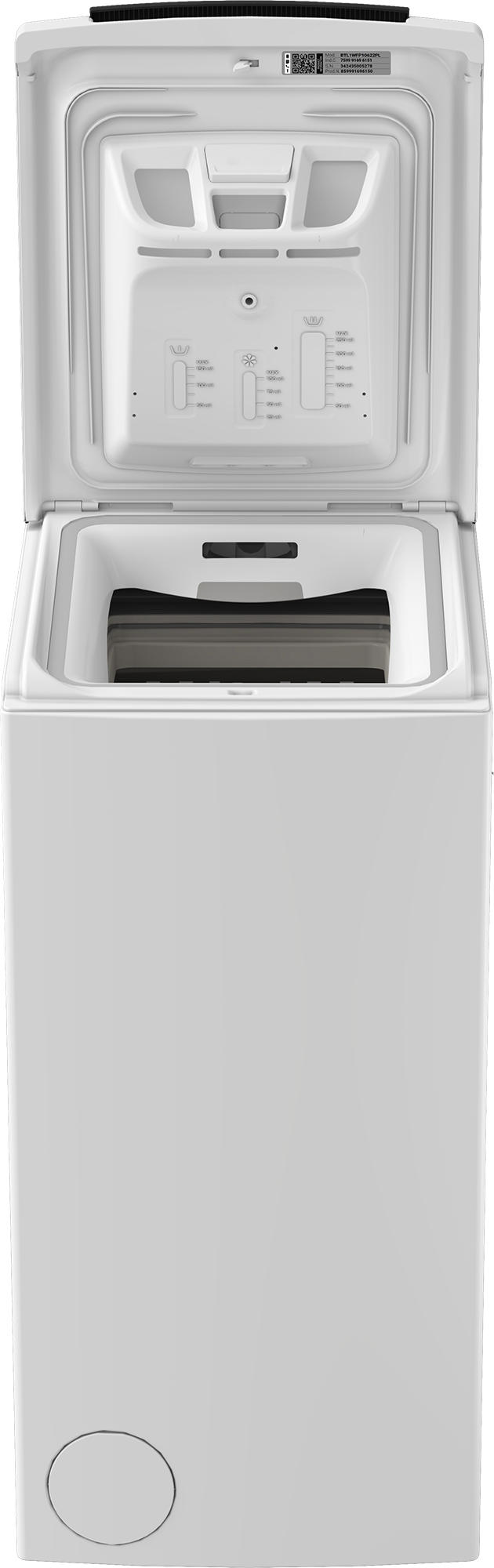 BEKO Waschmaschine Toplader »BTLO6AE8BBM« 6 kg 1200 U/min Multifunktionsdisplay