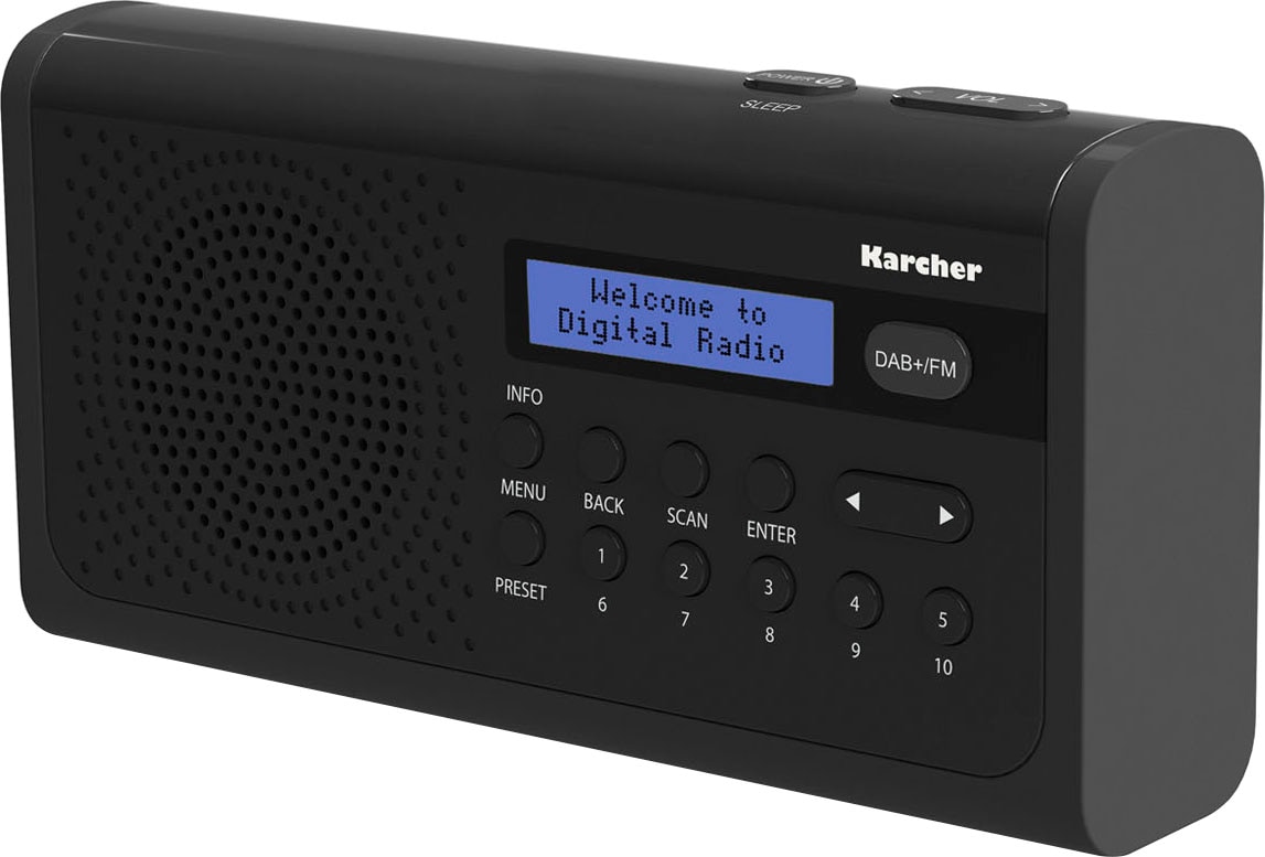 Karcher Digitalradio (DAB+) »DAB 2405«, mit (Digitalradio (DAB+)-FM-Tuner-UKW kaufen RDS) Raten auf
