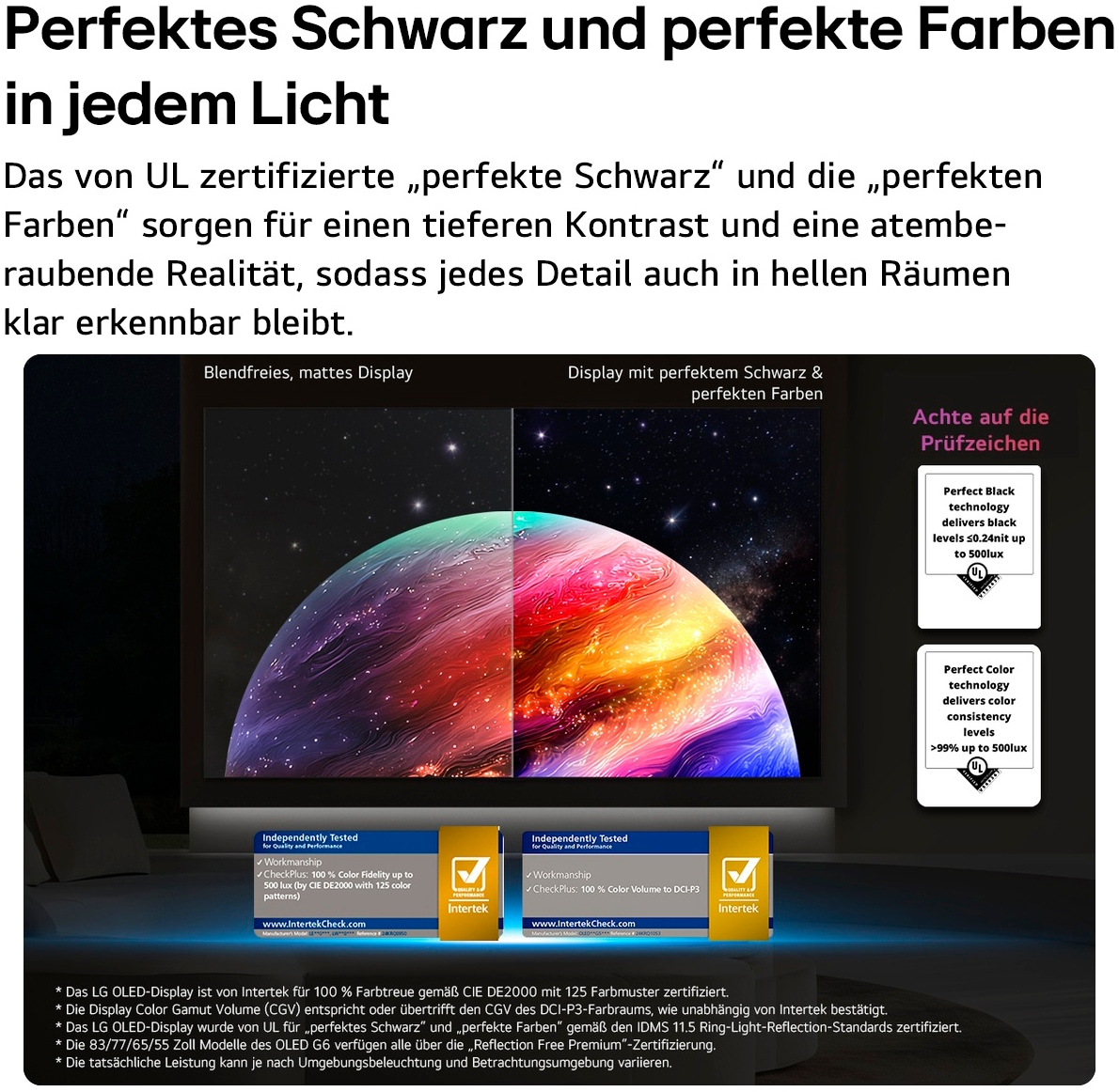 LG OLED-Fernseher »OLED83G67LW« 210 cm/83 ″ Smart-TV