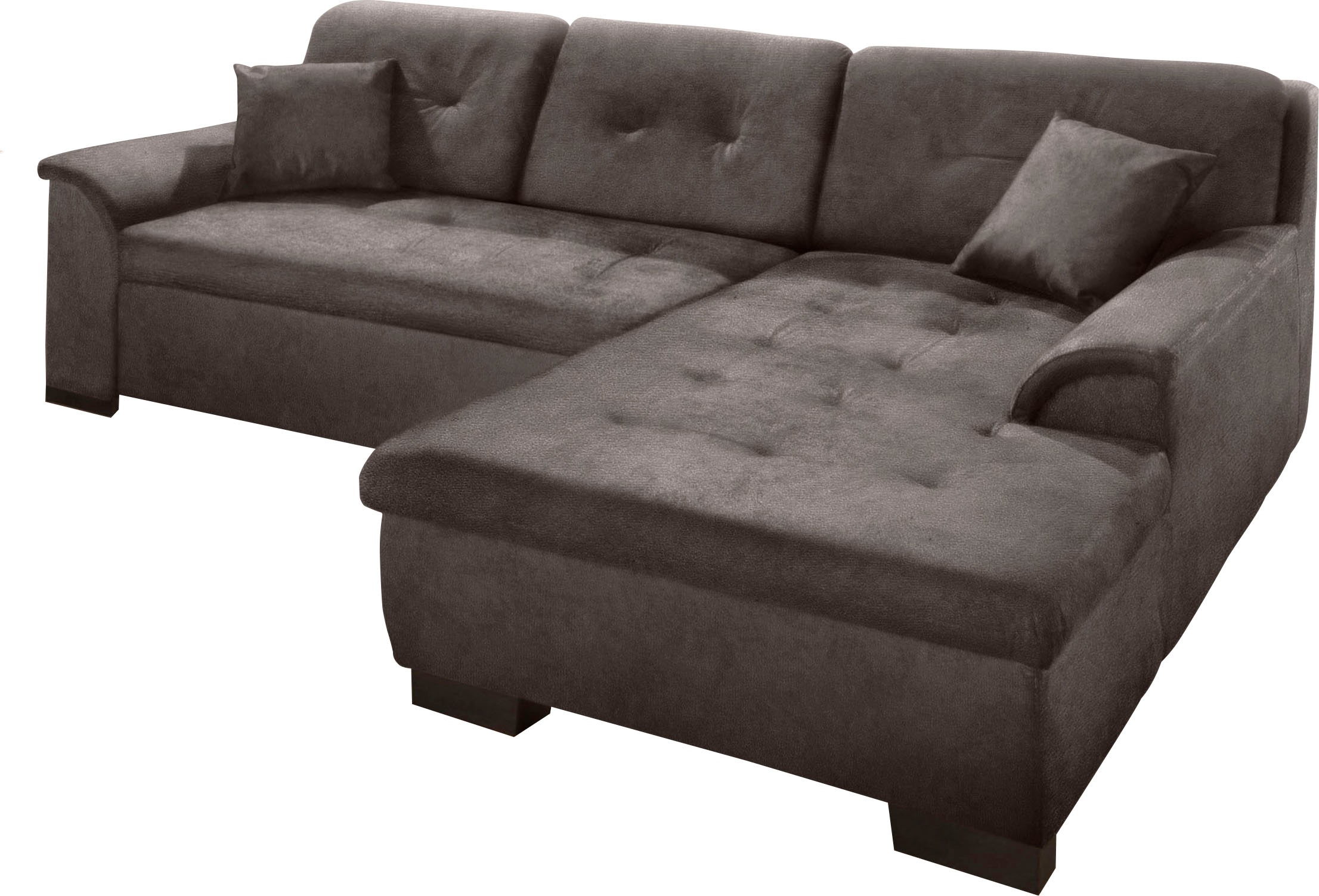 Home affaire Ecksofa »Bergen zeitlos & elegant, Breite 267cm, L-Form« wahlw günstig online kaufen