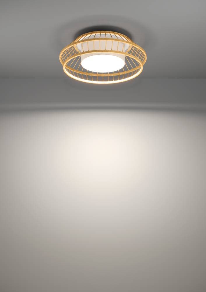 EGLO Deckenleuchte »YUKU-Z«, 1 flammig, Leuchtmittel LED-Modul | LED fest integriert, ZigBee, App und Sprachsteuerung Alexa, RGB, dimmbar, Ø 46 cm