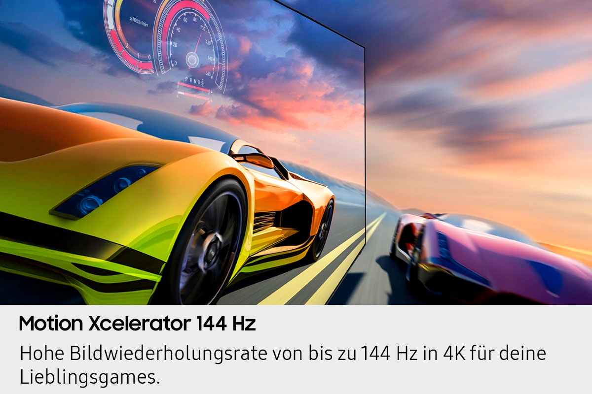 Samsung OLED-Fernseher »GQ77S90FAE«, 4K Ultra HD, Smart-TV, HDR+ & Glare Free, Dolby Atmos & AI Sound, Gaming Hub, bis zu 144Hz
