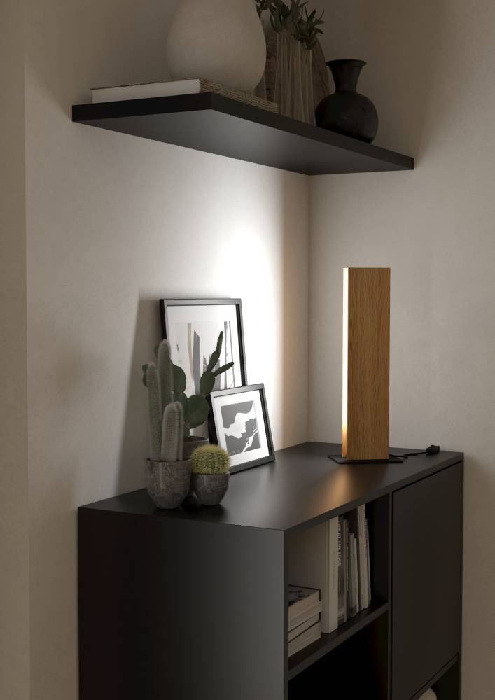 EGLO Tischleuchte »ANCHORENA-Z«, 1 flammig, Leuchtmittel LED-Modul | LED wechselbar, ZigBee, App und Sprachsteuerung Alexa, RGB, FSC100HB, dimmbar, Holz