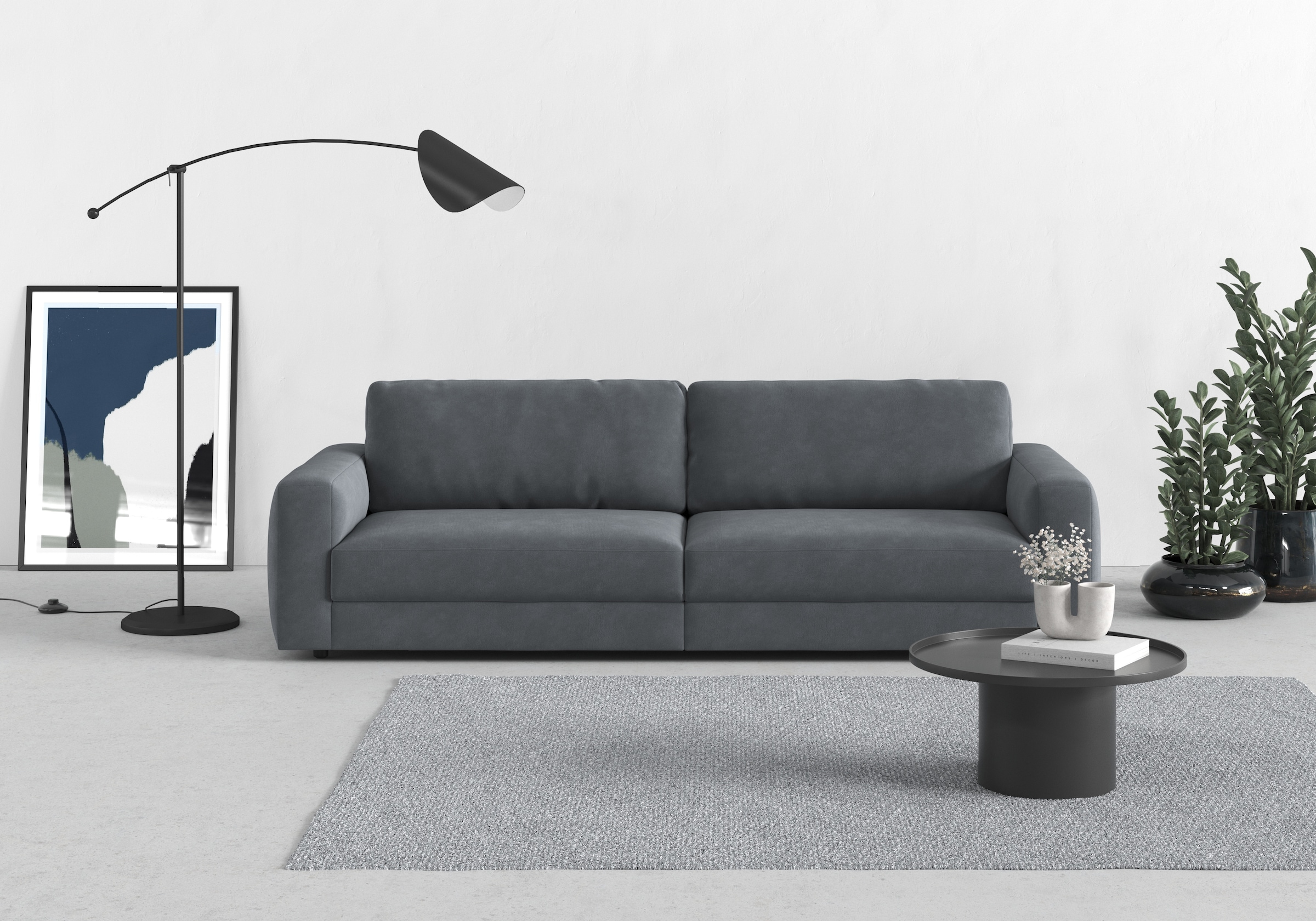 TRENDMANUFAKTUR Big-Sofa »Bourbon« extra tiefe Sitzfläche, wahlweise mit Si günstig online kaufen