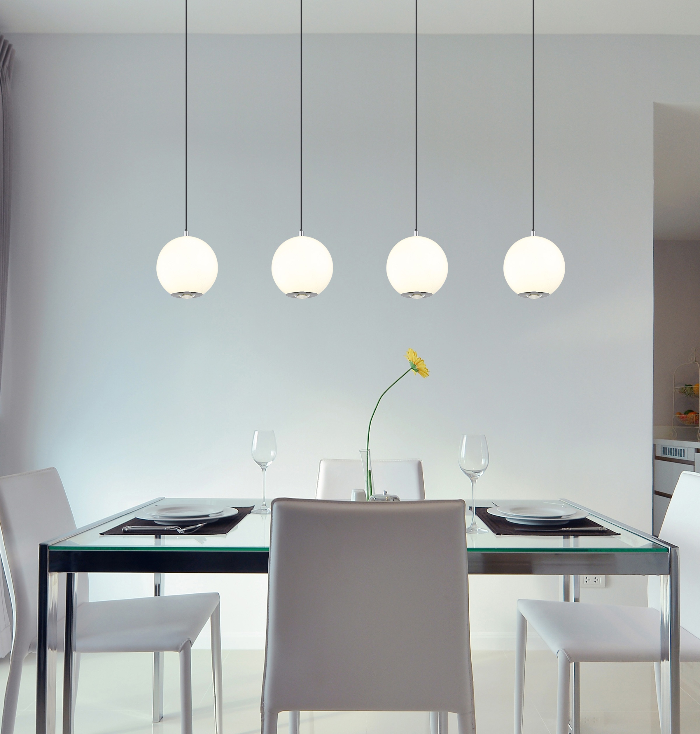 GLOBO LIGHTING Hängeleuchte »SIMMONS« LED-Modul 1 Stk. warmweiß - kaltweiß günstig online kaufen