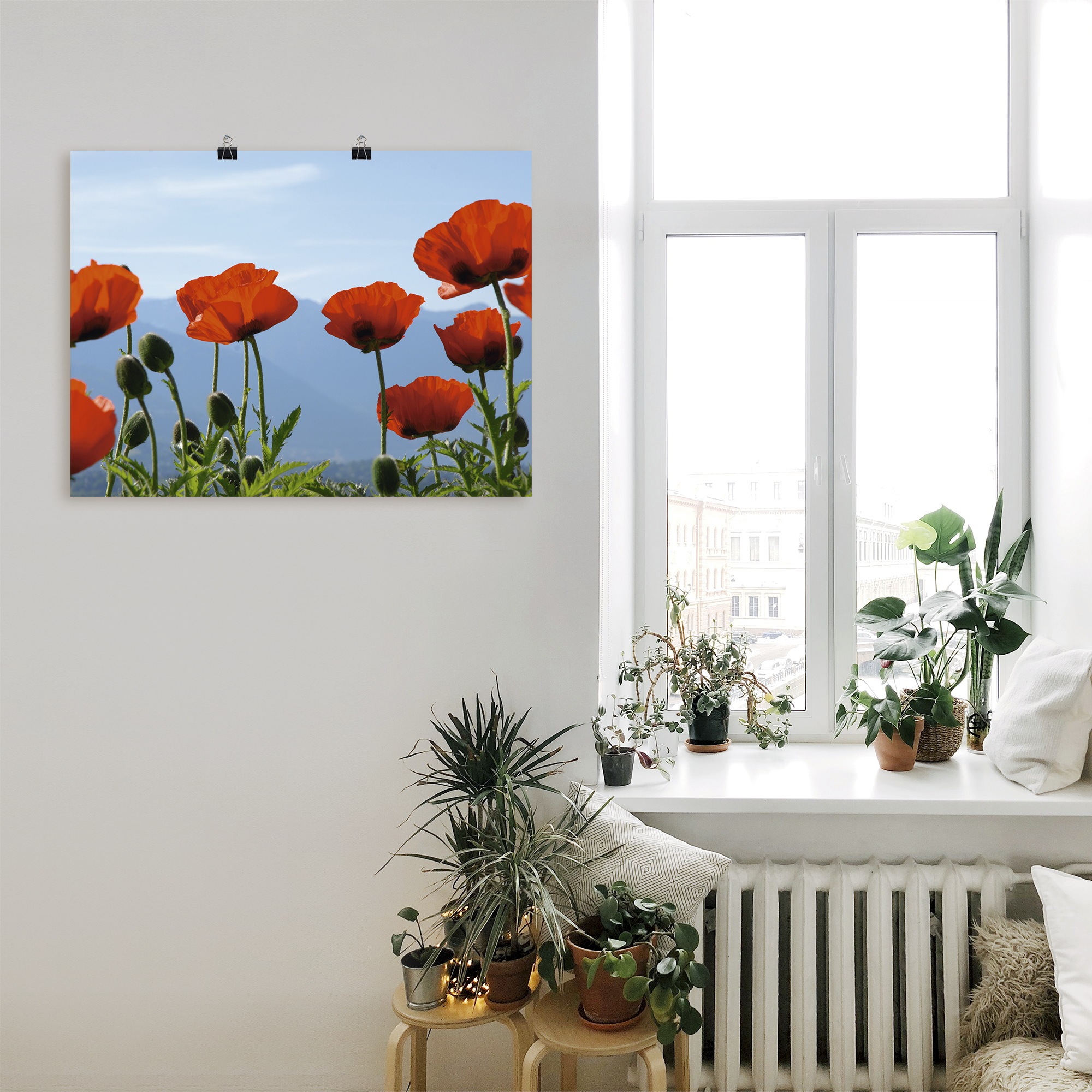 Artland Wandbild »Mohnblüten«, Blumen, (1 St.), als Leinwandbild, Poster in günstig online kaufen