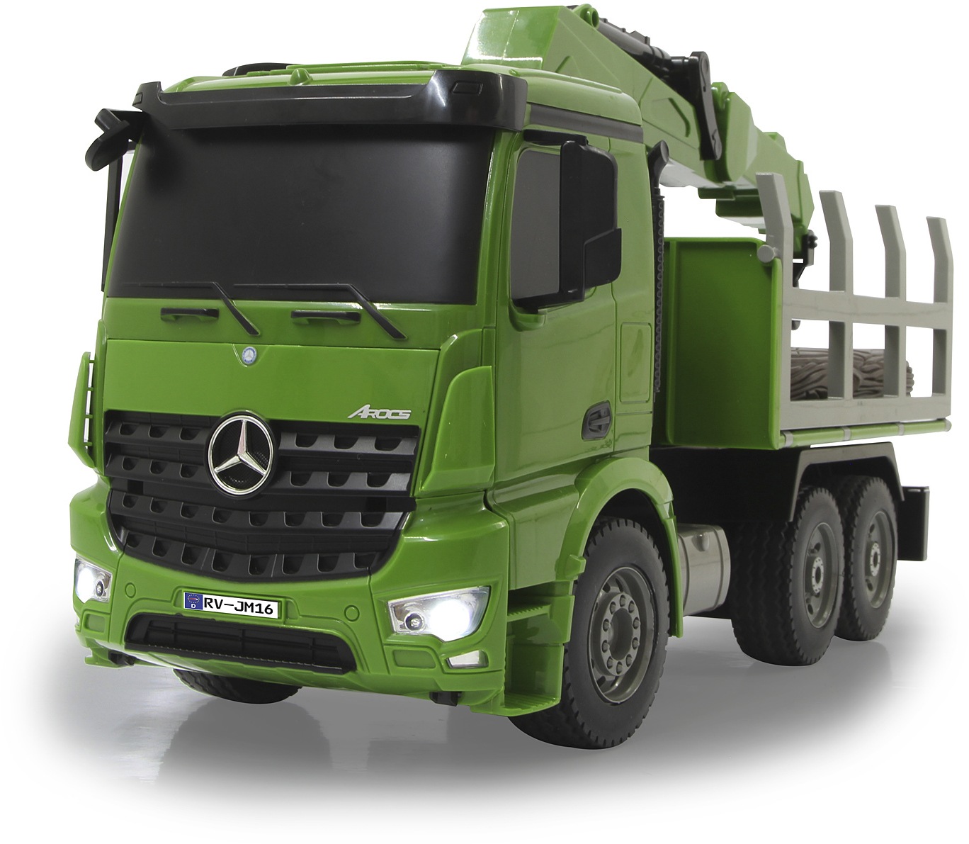 Jamara RC-LKW »Holztransporter Mercedes-Benz Arocs 1:20 - 2,4 GHz«, mit Licht & Sound